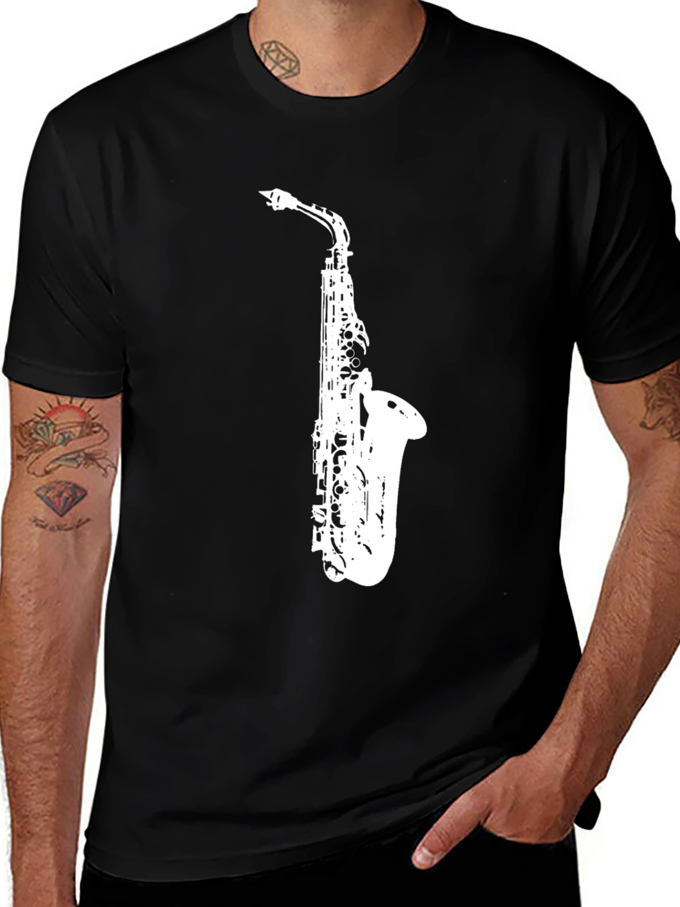 Saxophone T-Shirt - Music Lover Tee