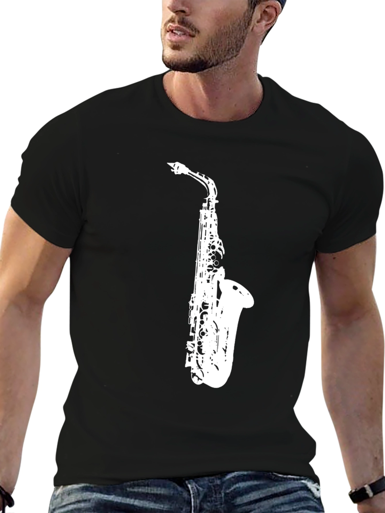 Saxophone T-Shirt - Music Lover Tee
