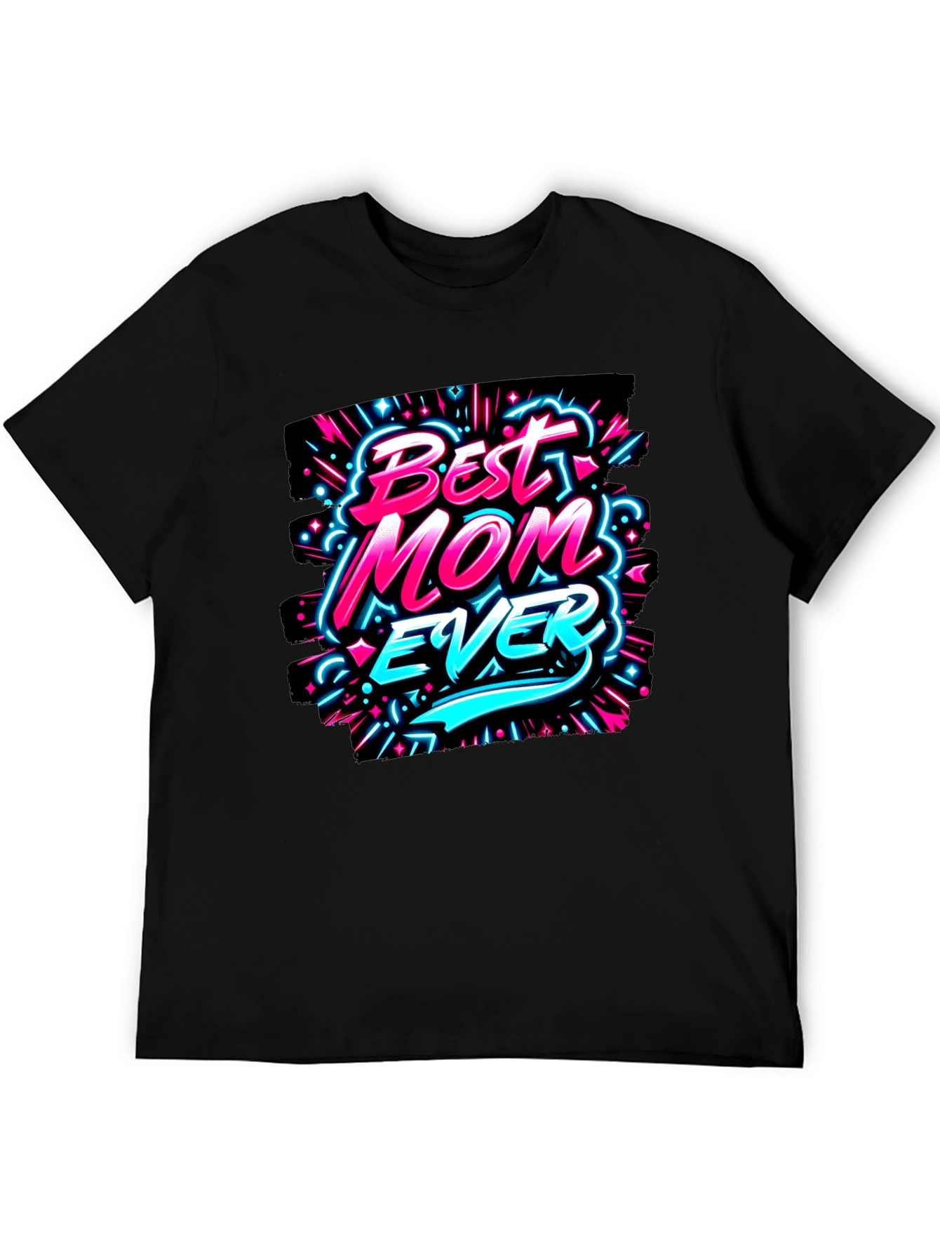 Best Mom Ever T-Shirt - Graphic Print Tee