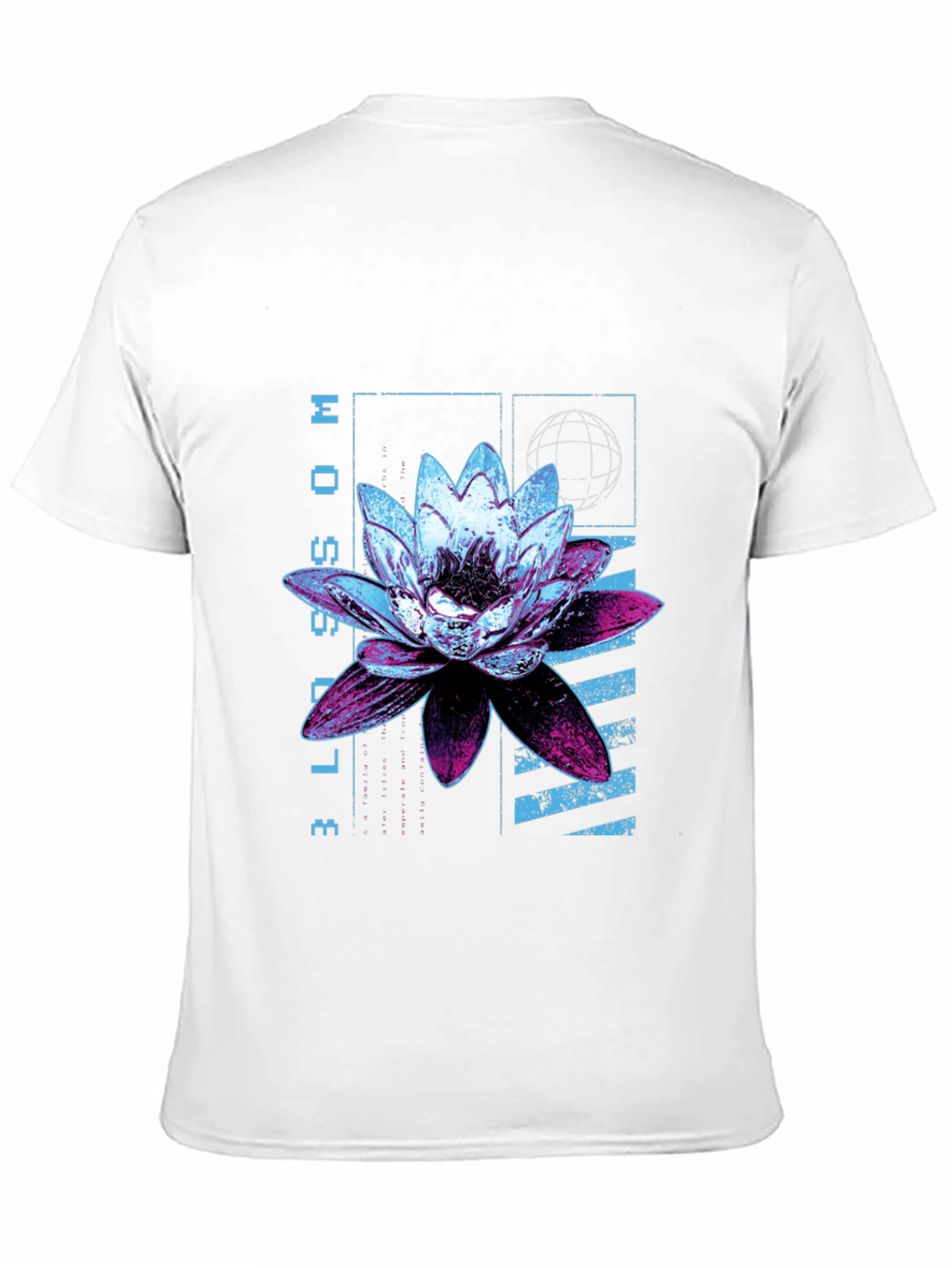 Blossom Graphic Print Black T-Shirt