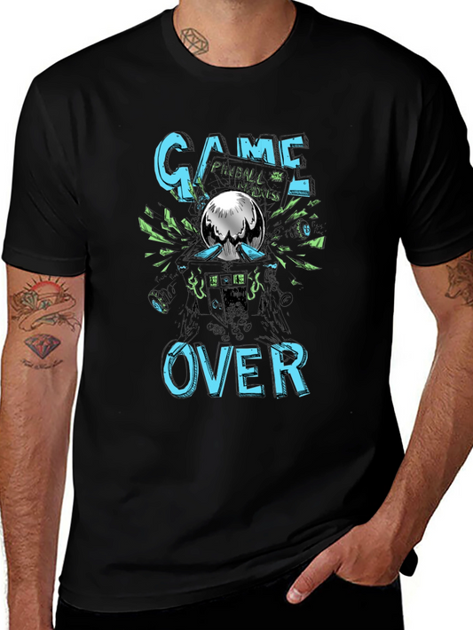 Game Over Pinball Madness Graphic Tee