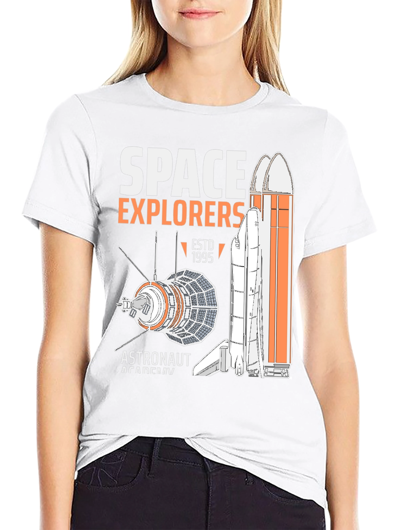 Space Explorers T-Shirt - Astronaut Academy EST 1995