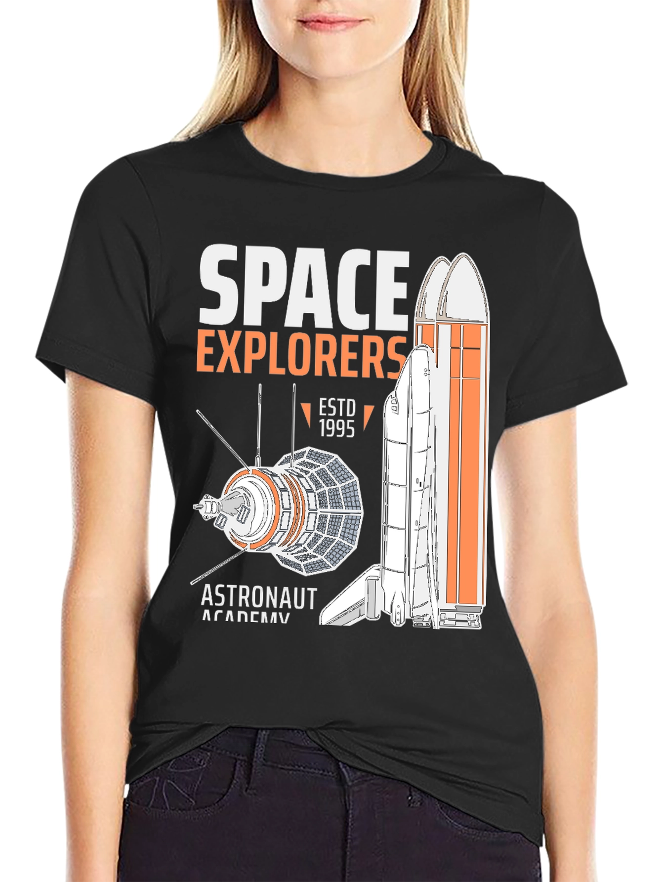 Space Explorers T-Shirt - Astronaut Academy EST 1995