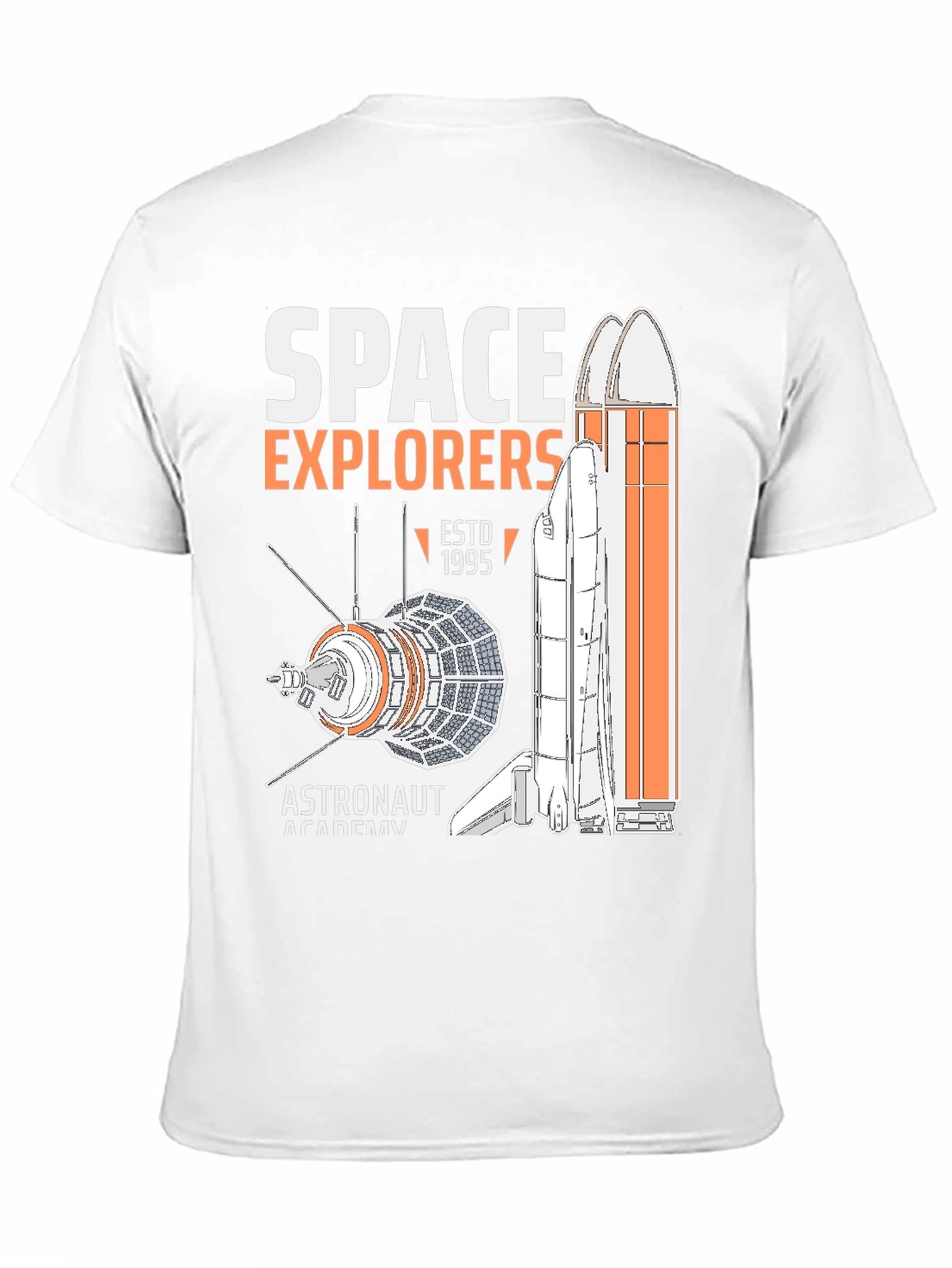 Space Explorers T-Shirt - Astronaut Academy EST 1995