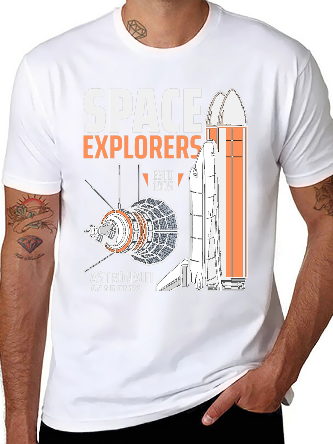 Space Explorers T-Shirt - Astronaut Academy EST 1995