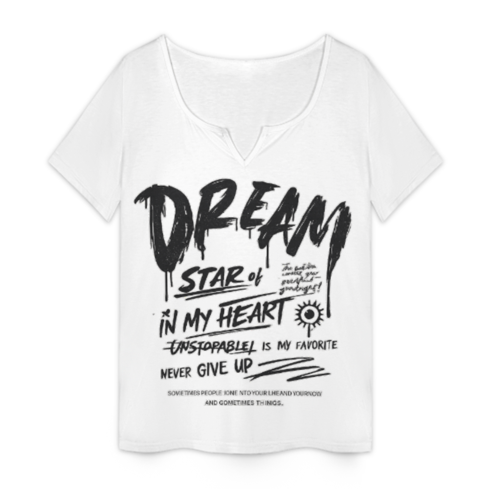 Motivational Graffiti Quote T-Shirt, Urban Streetwear Graphic Tee, Inspirational Typography Shirt, Minimal Black And White Casual Fashion Top(z558)