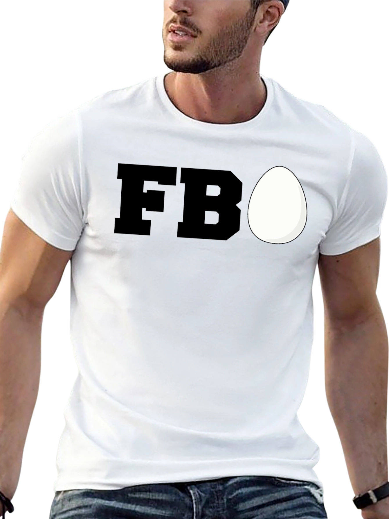 Funny FBEgg T-Shirt - Soft Cotton Tee