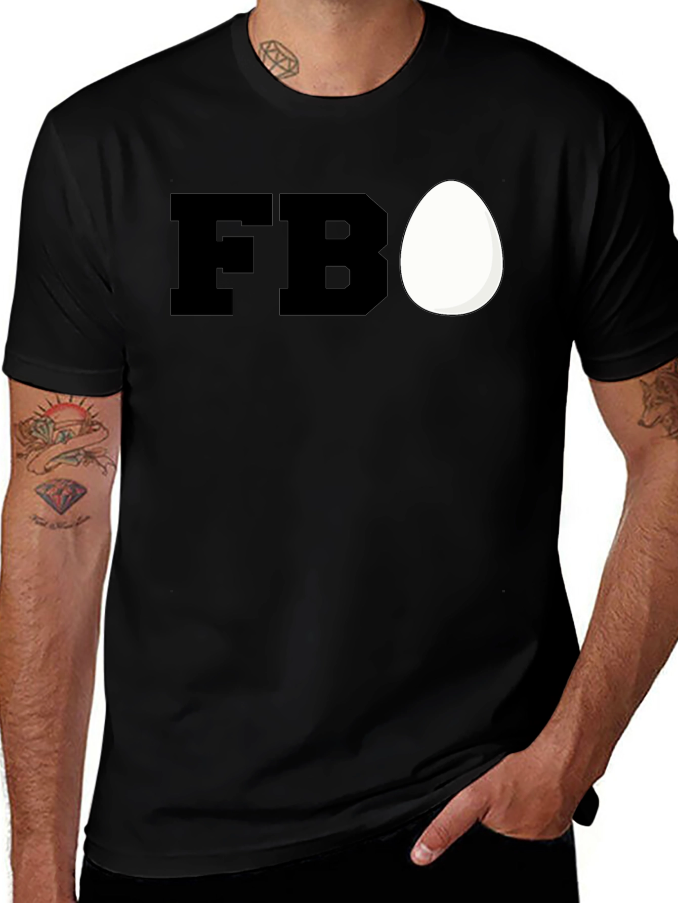 Funny FBEgg T-Shirt - Soft Cotton Tee