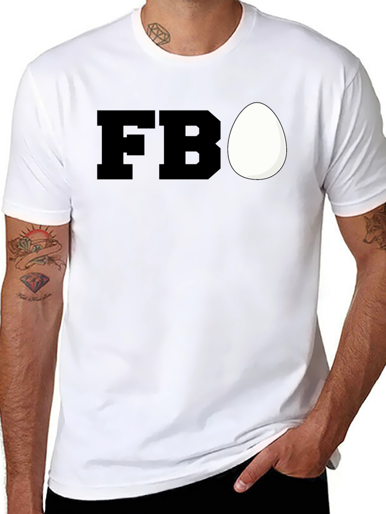 Funny FBEgg T-Shirt - Soft Cotton Tee