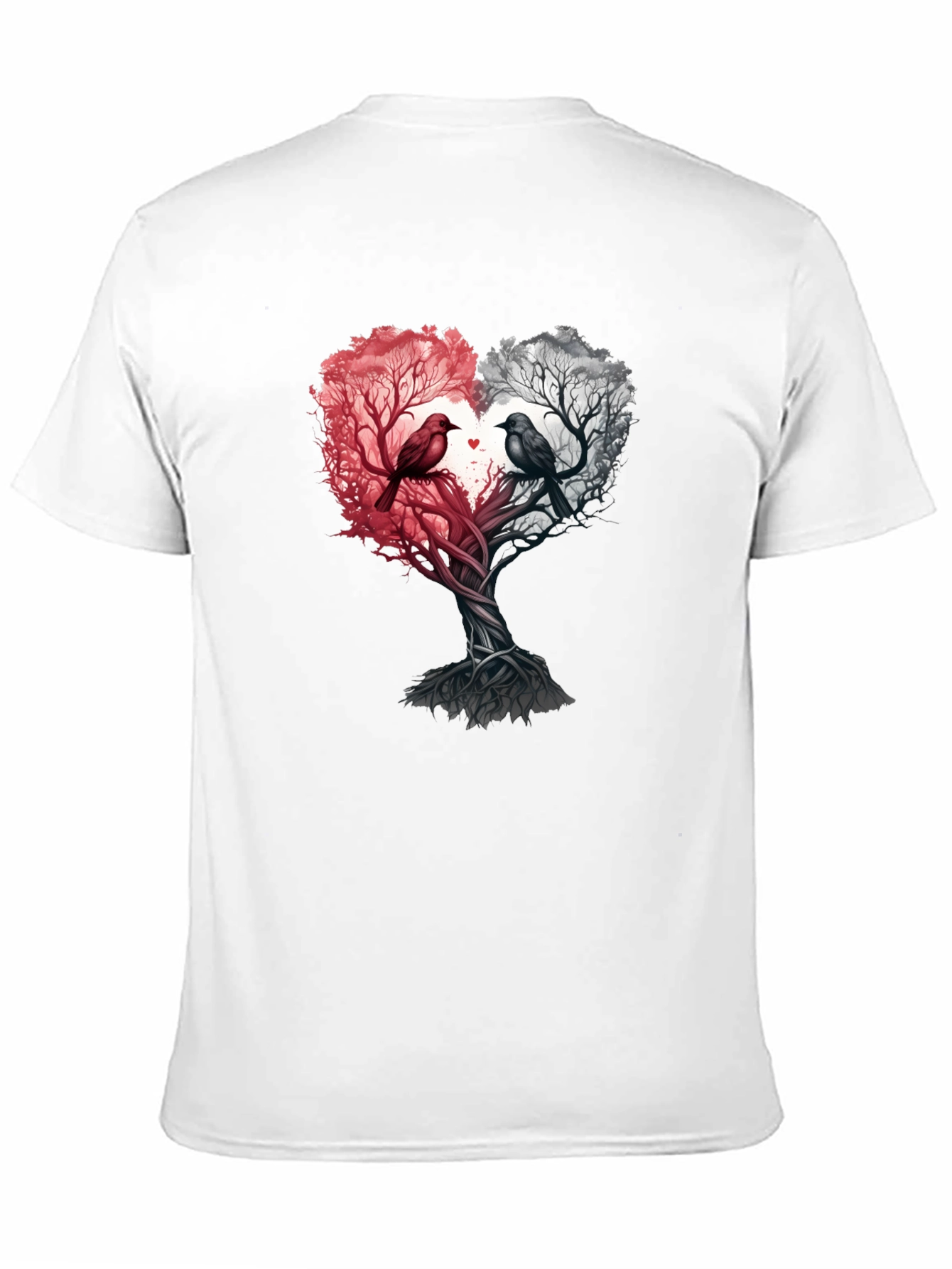 Heart Tree Birds Graphic Tee