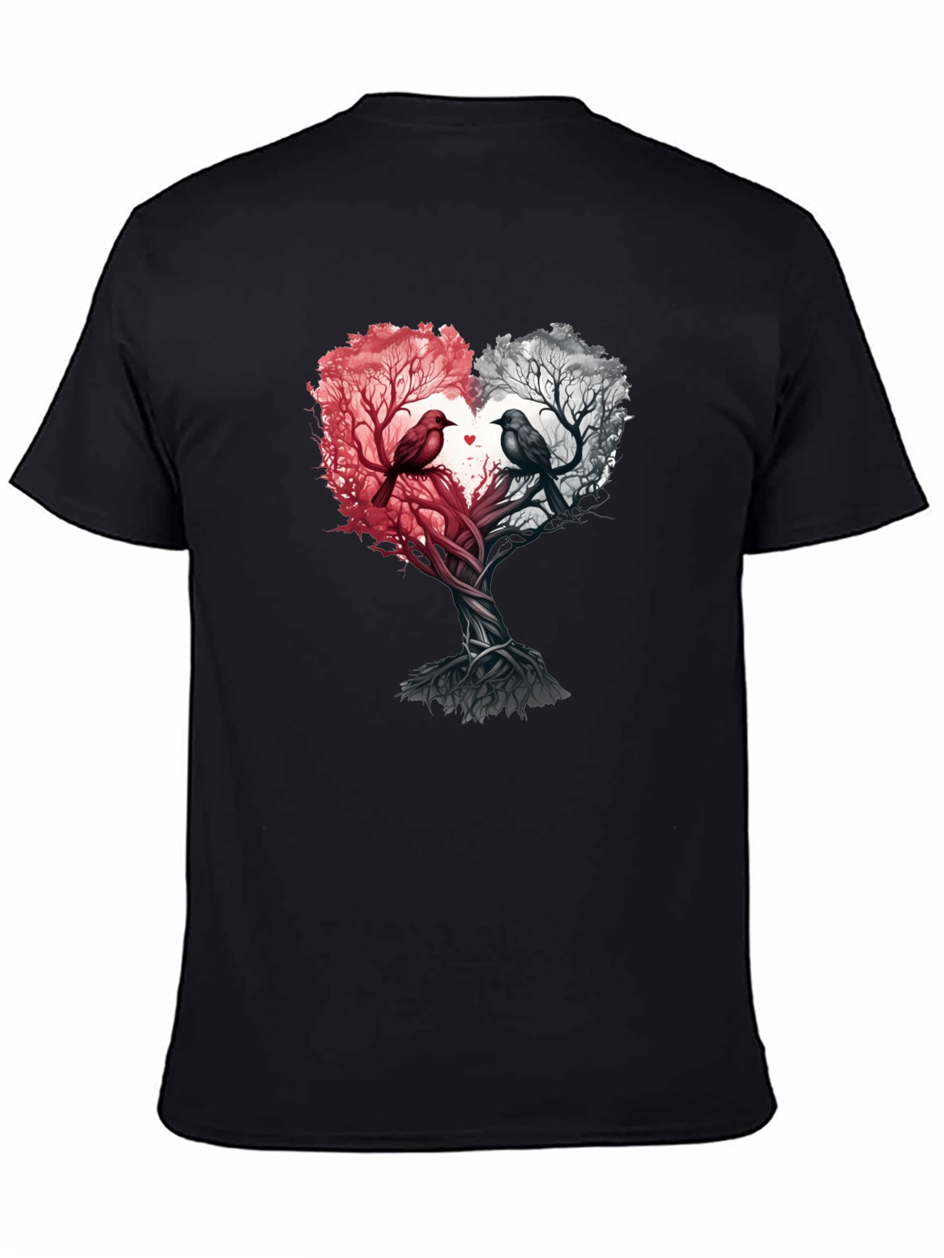 Heart Tree Birds Graphic Tee