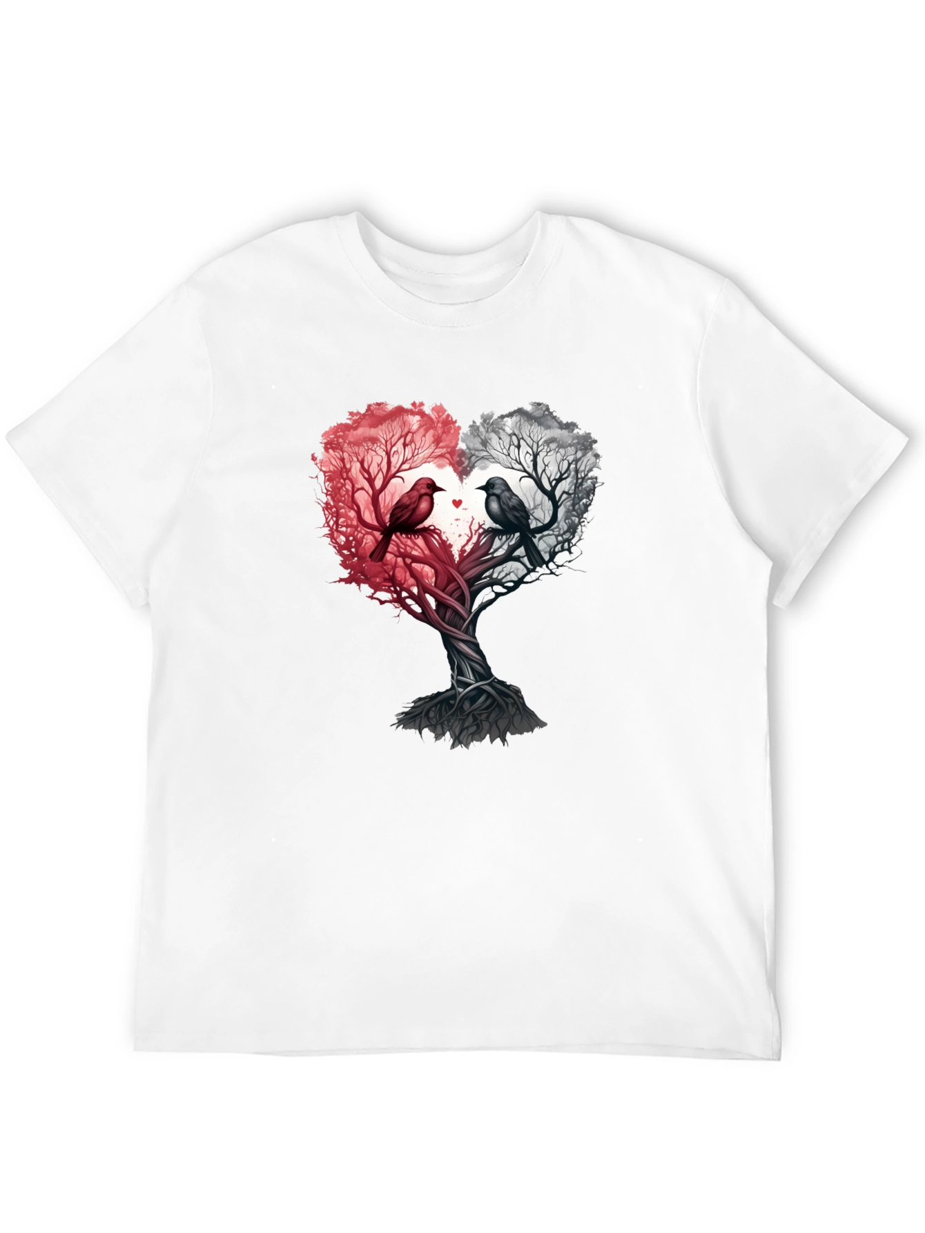 Heart Tree Birds Graphic Tee