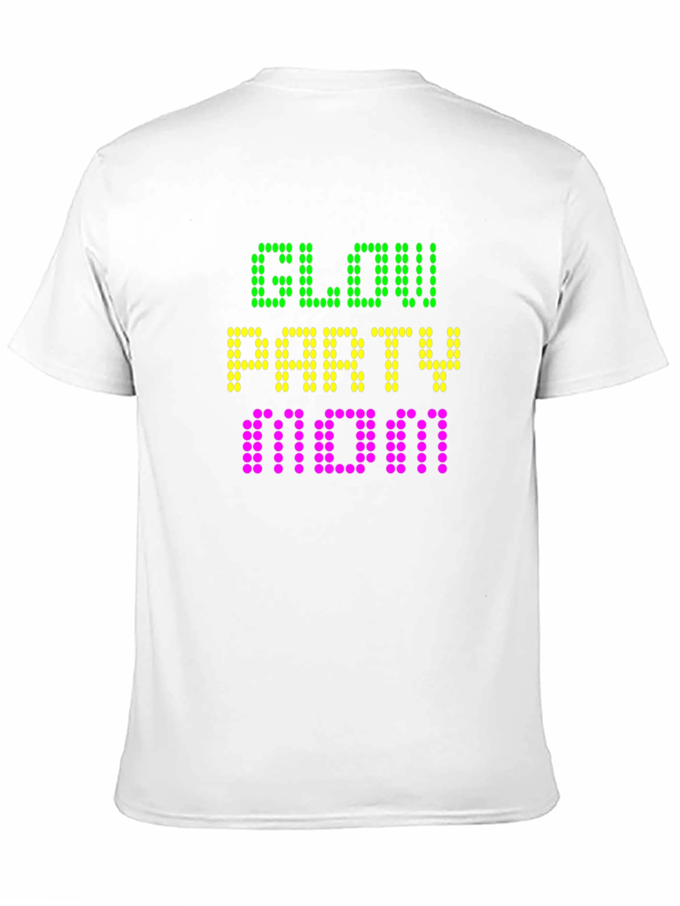 Glow Party Mom Black T-Shirt