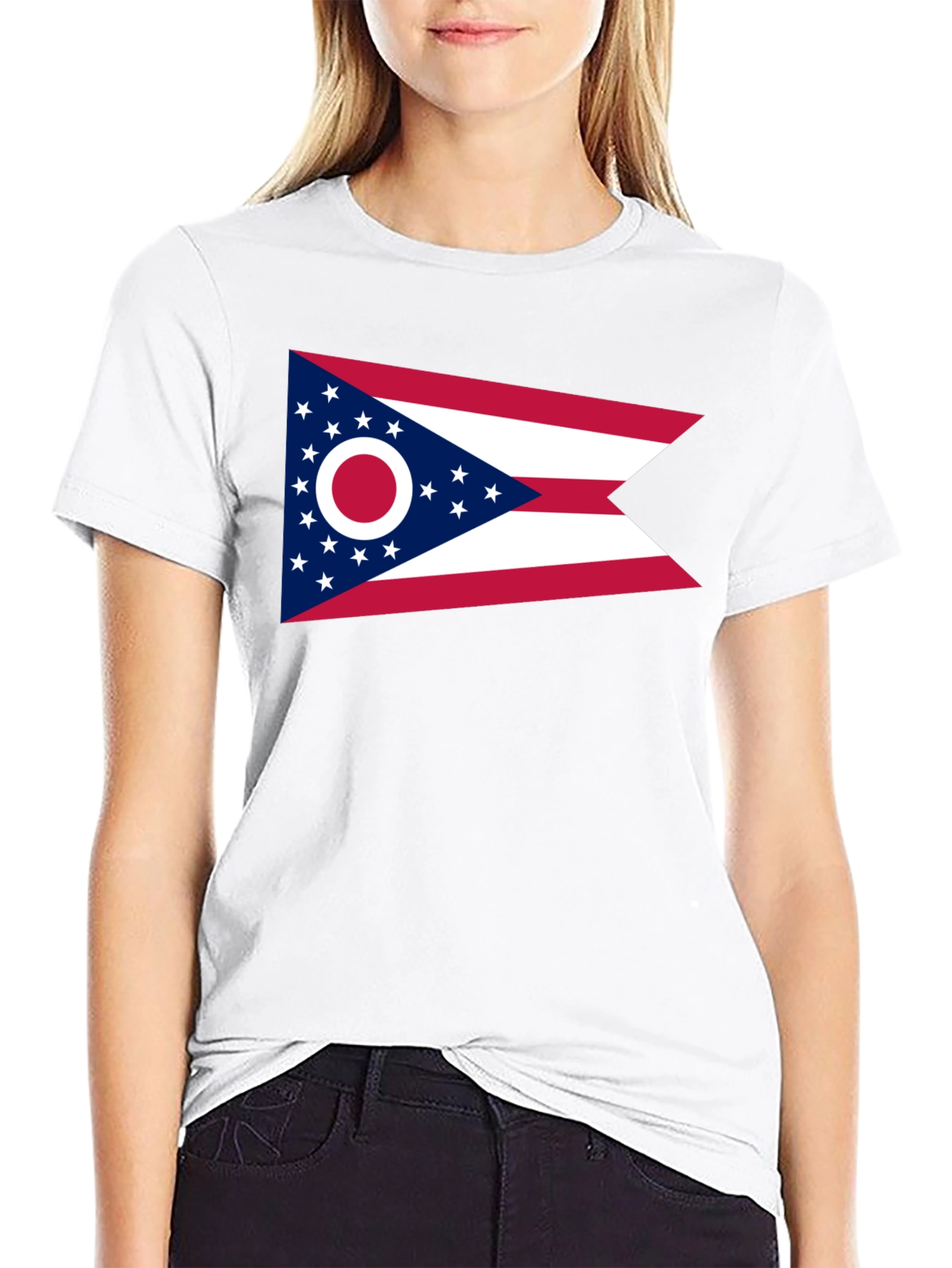 Ohio Flag T-Shirt - Buckeye State Pride