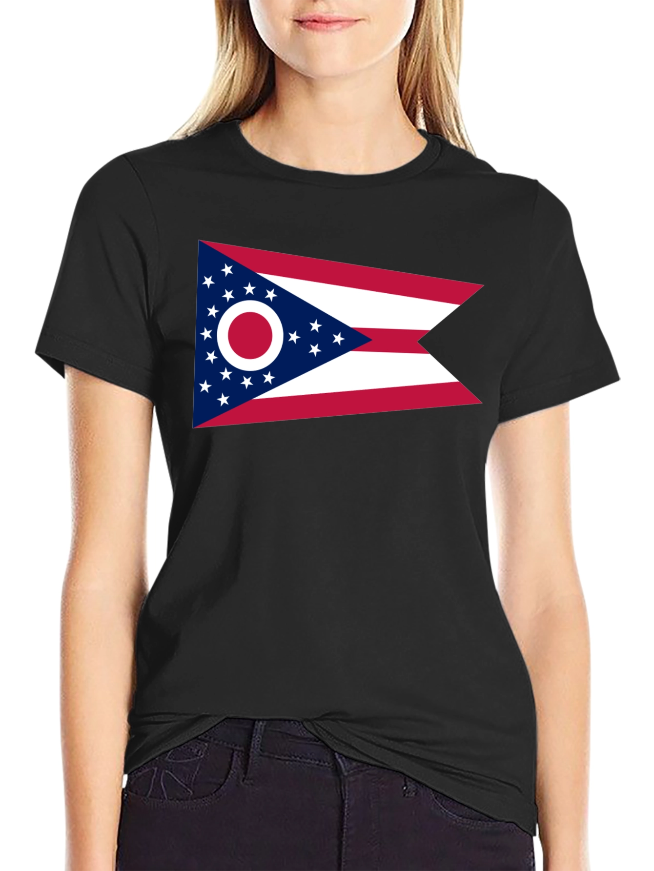 Ohio Flag T-Shirt - Buckeye State Pride