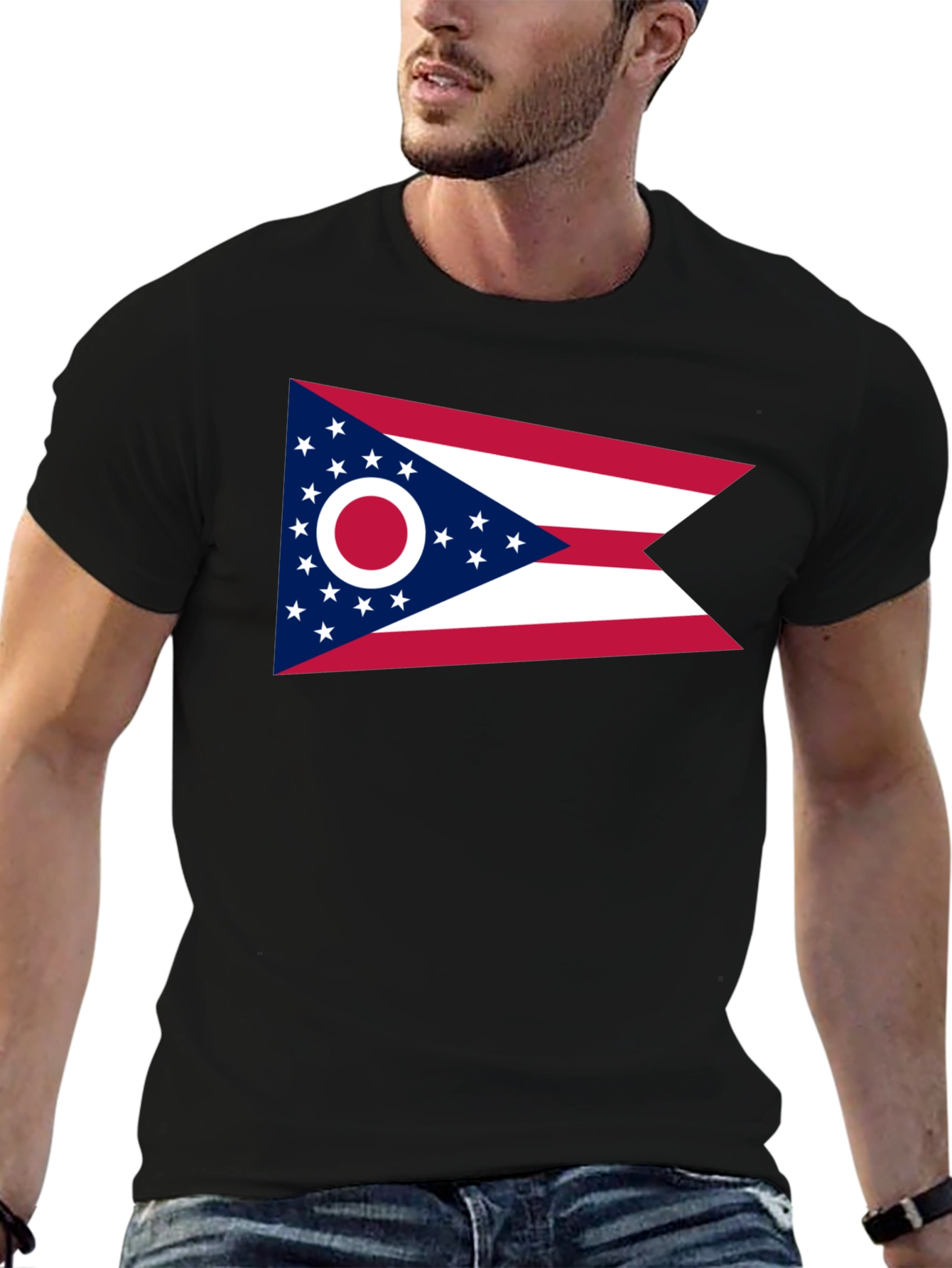 Ohio Flag T-Shirt - Buckeye State Pride