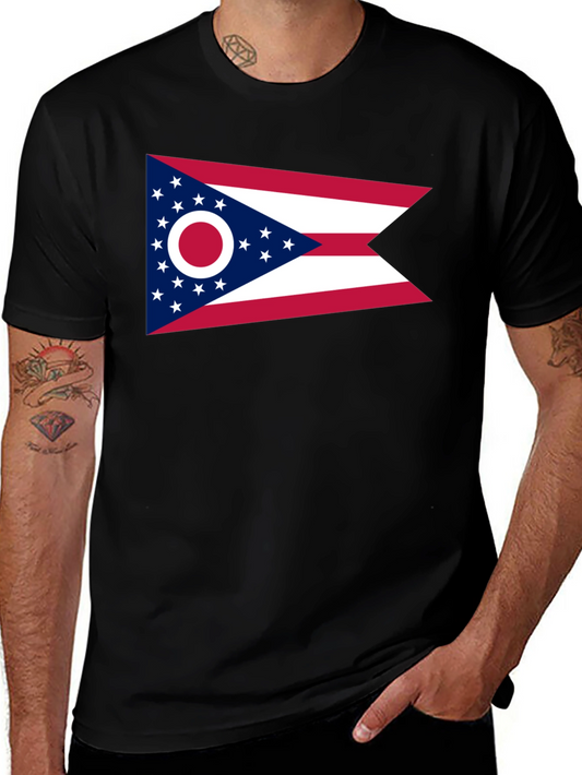 Ohio Flag T-Shirt - Buckeye State Pride