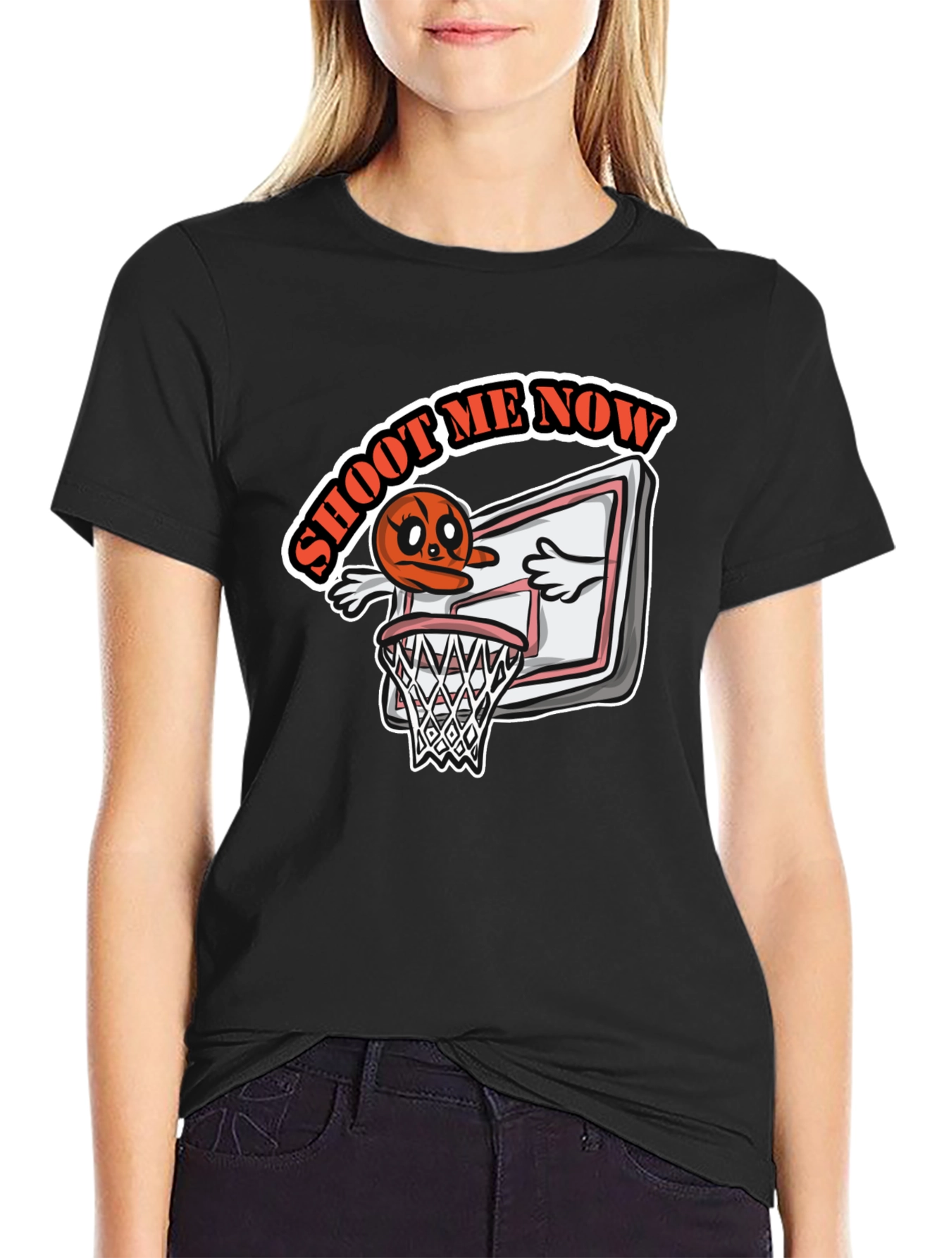 Shoot Me Now Basketball T-Shirt