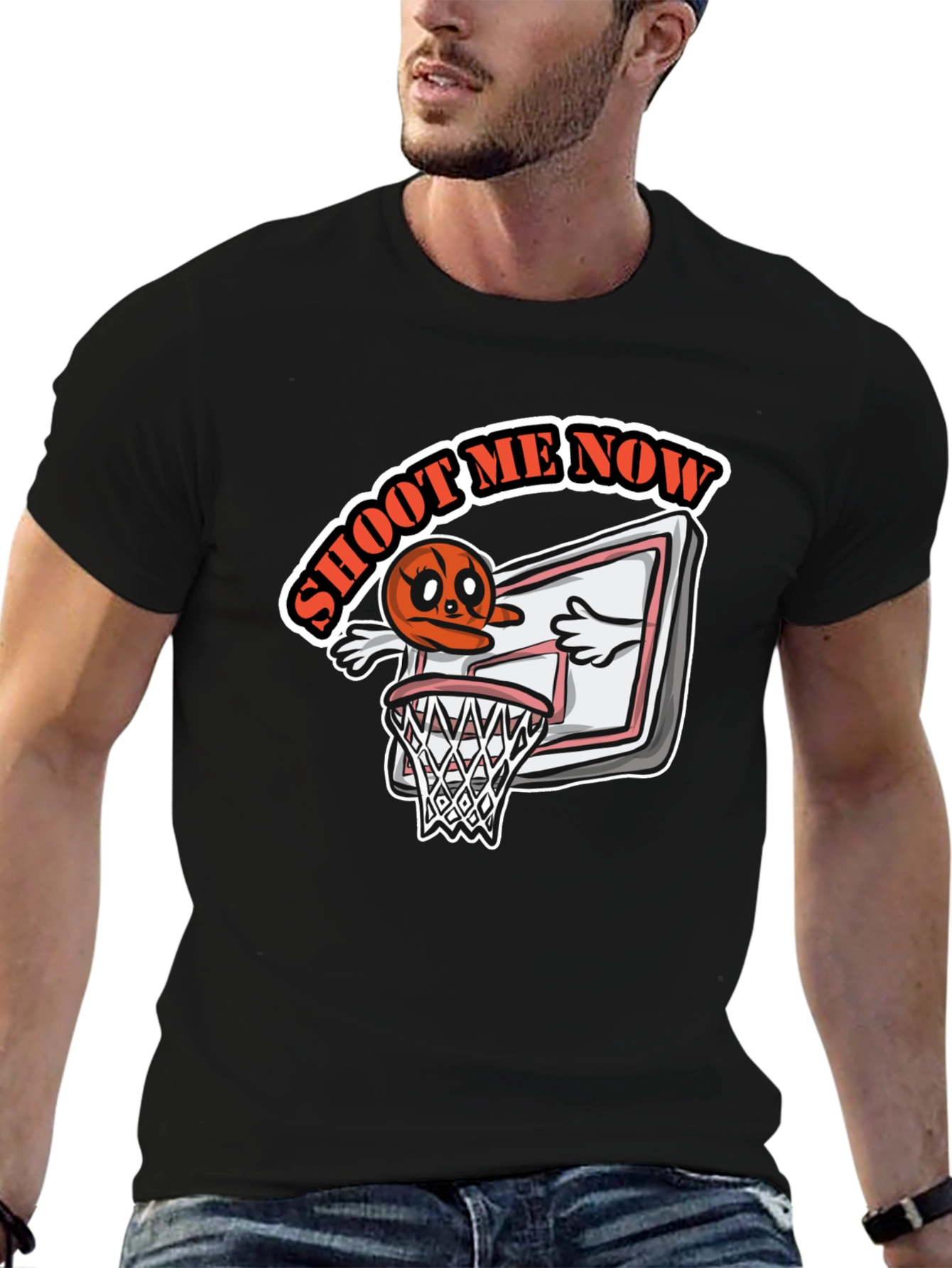Shoot Me Now Basketball T-Shirt