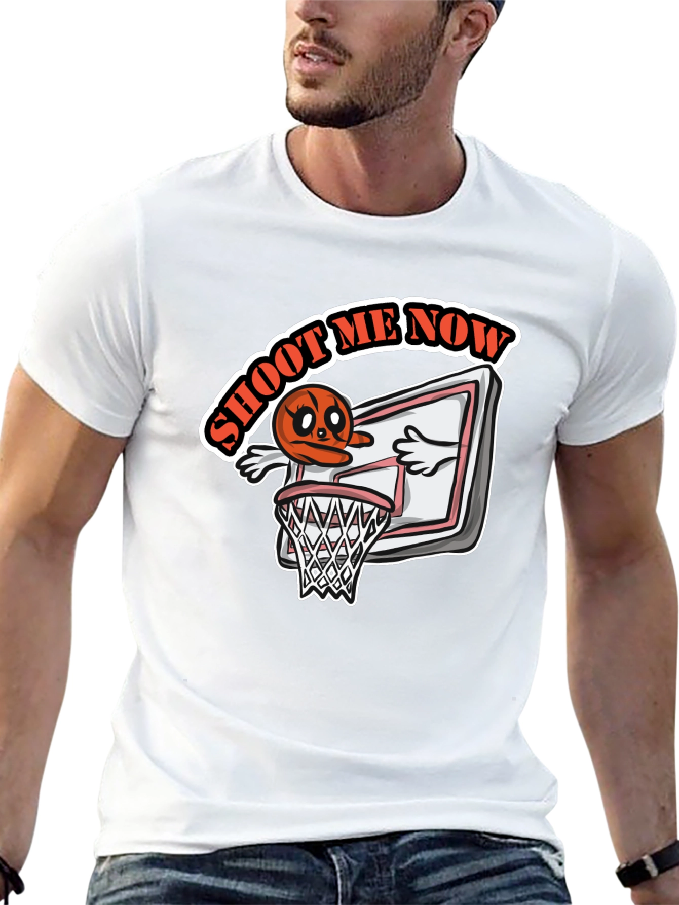 Shoot Me Now Basketball T-Shirt
