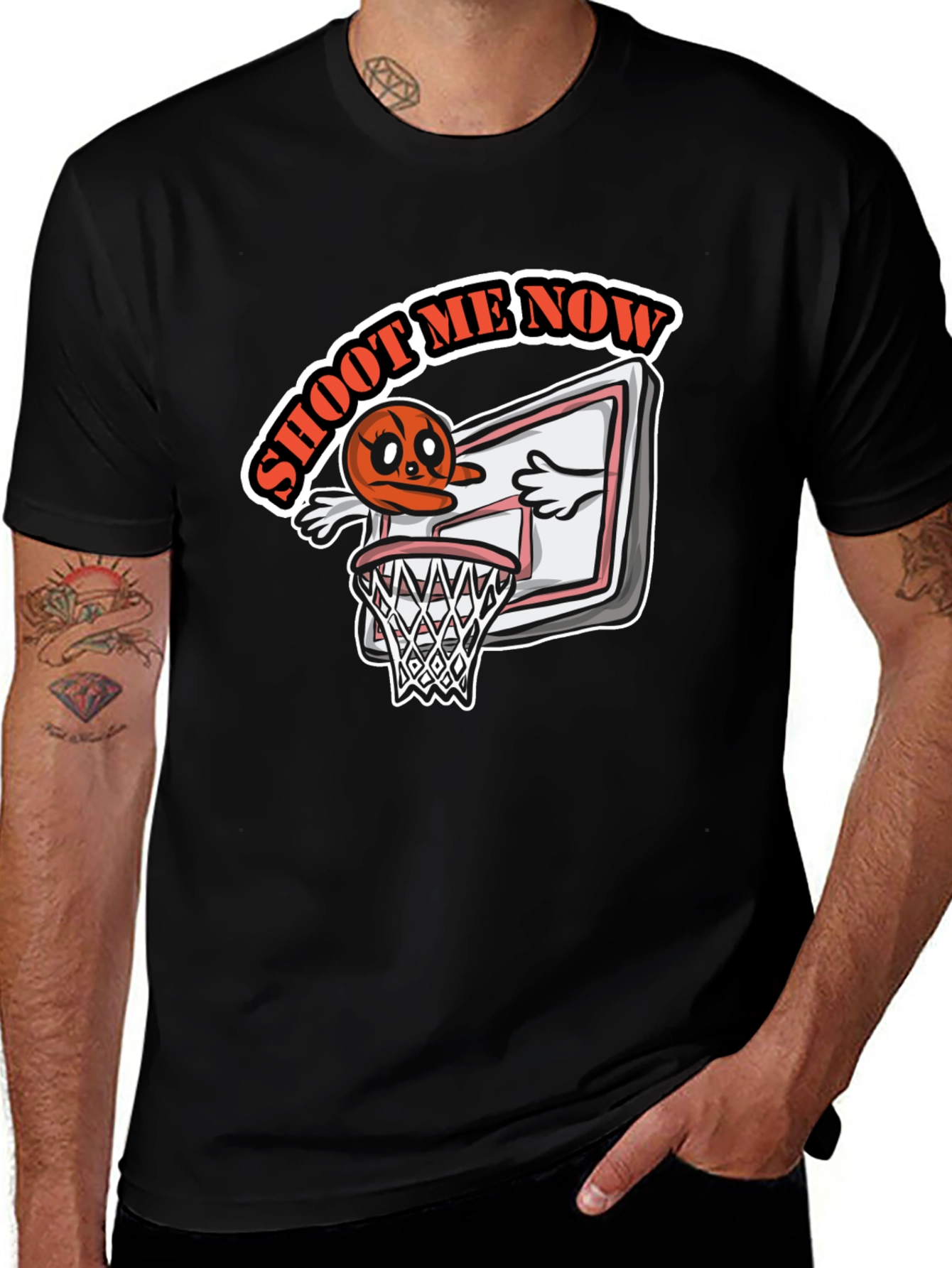 Shoot Me Now Basketball T-Shirt