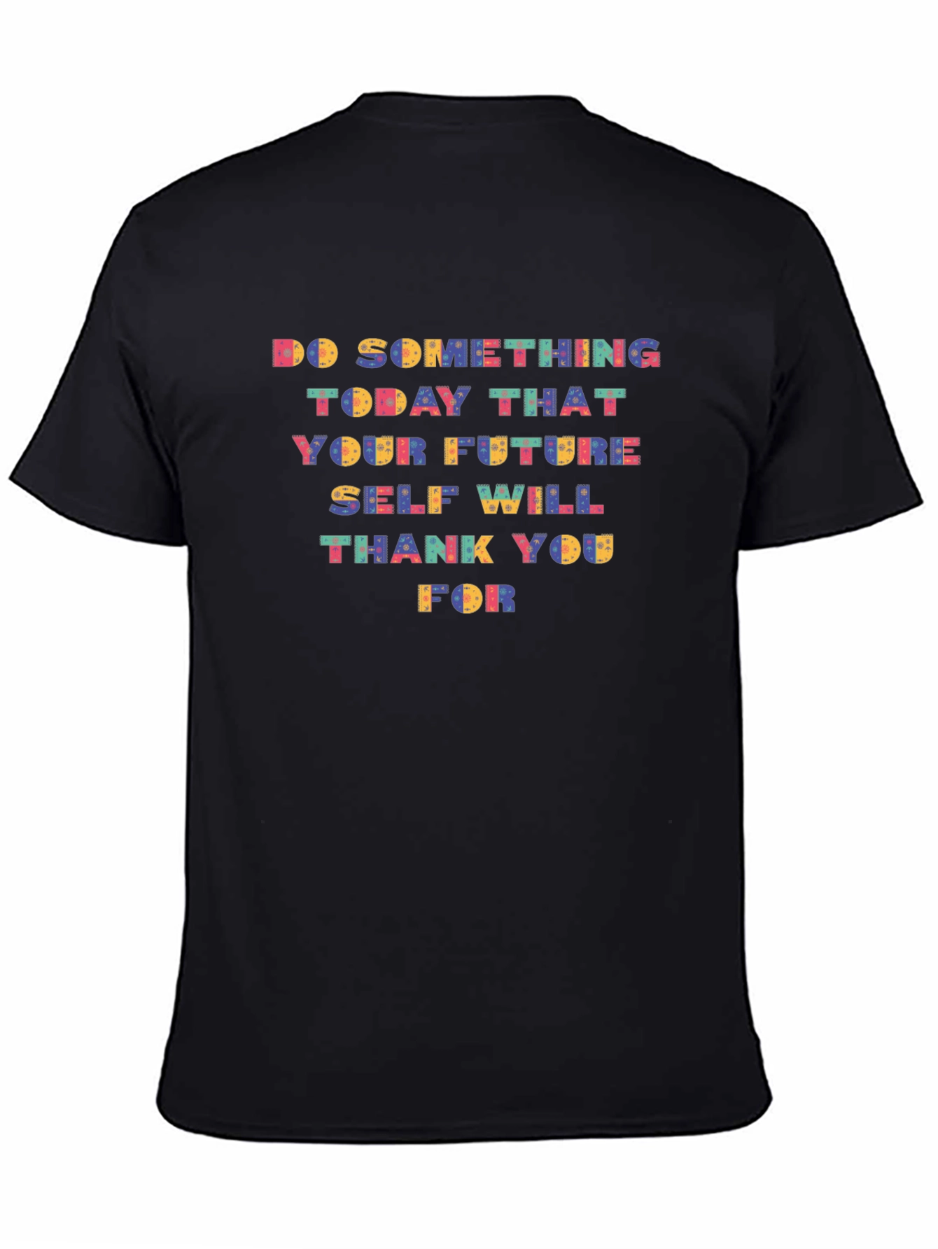 Motivational Graphic Tee - Do Something Today!