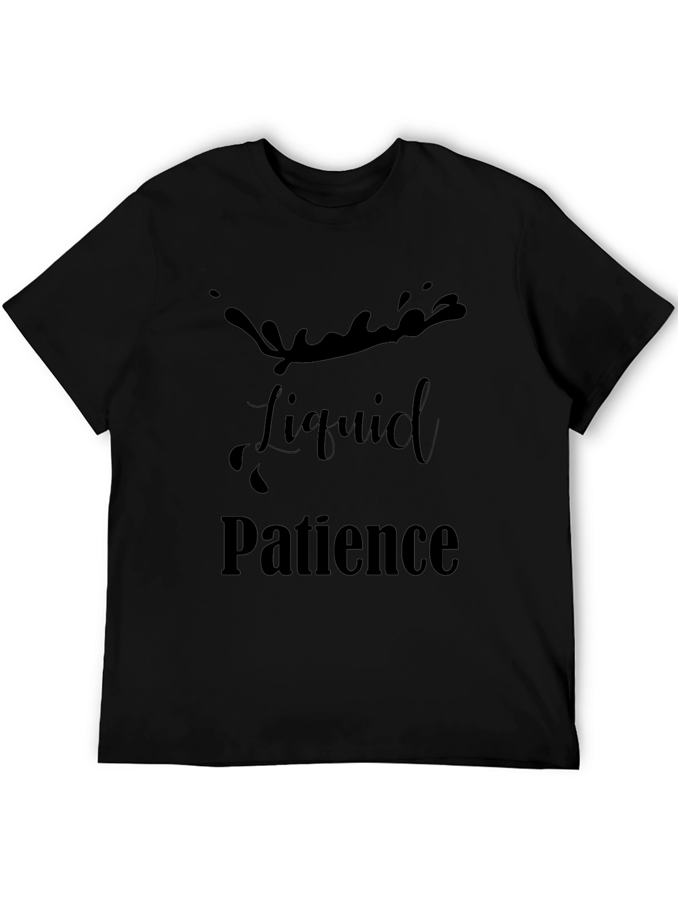 Liquid Patience Black T-Shirt
