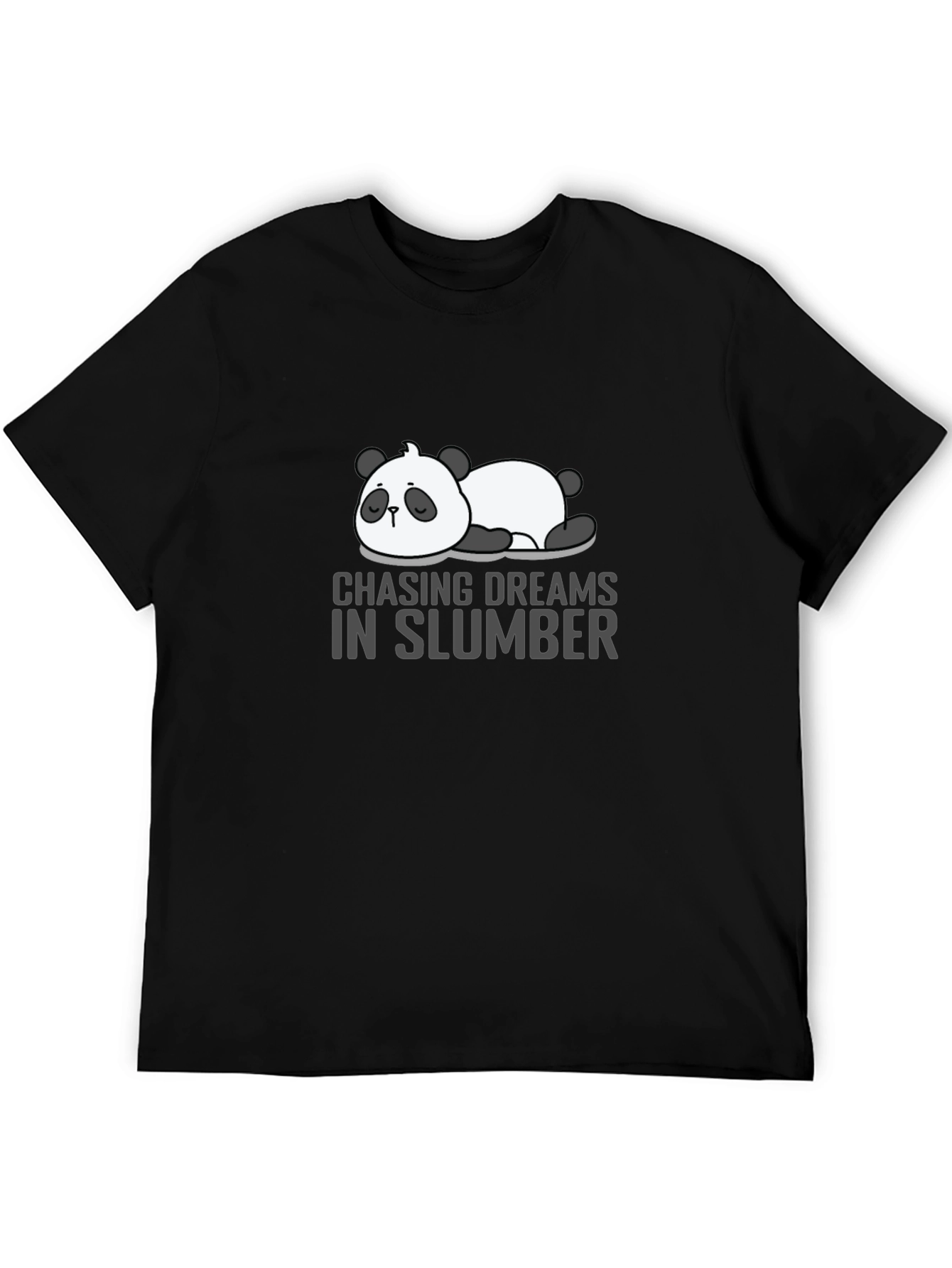 Chasing Dreams Panda T-Shirt - Comfortable Sleepwear