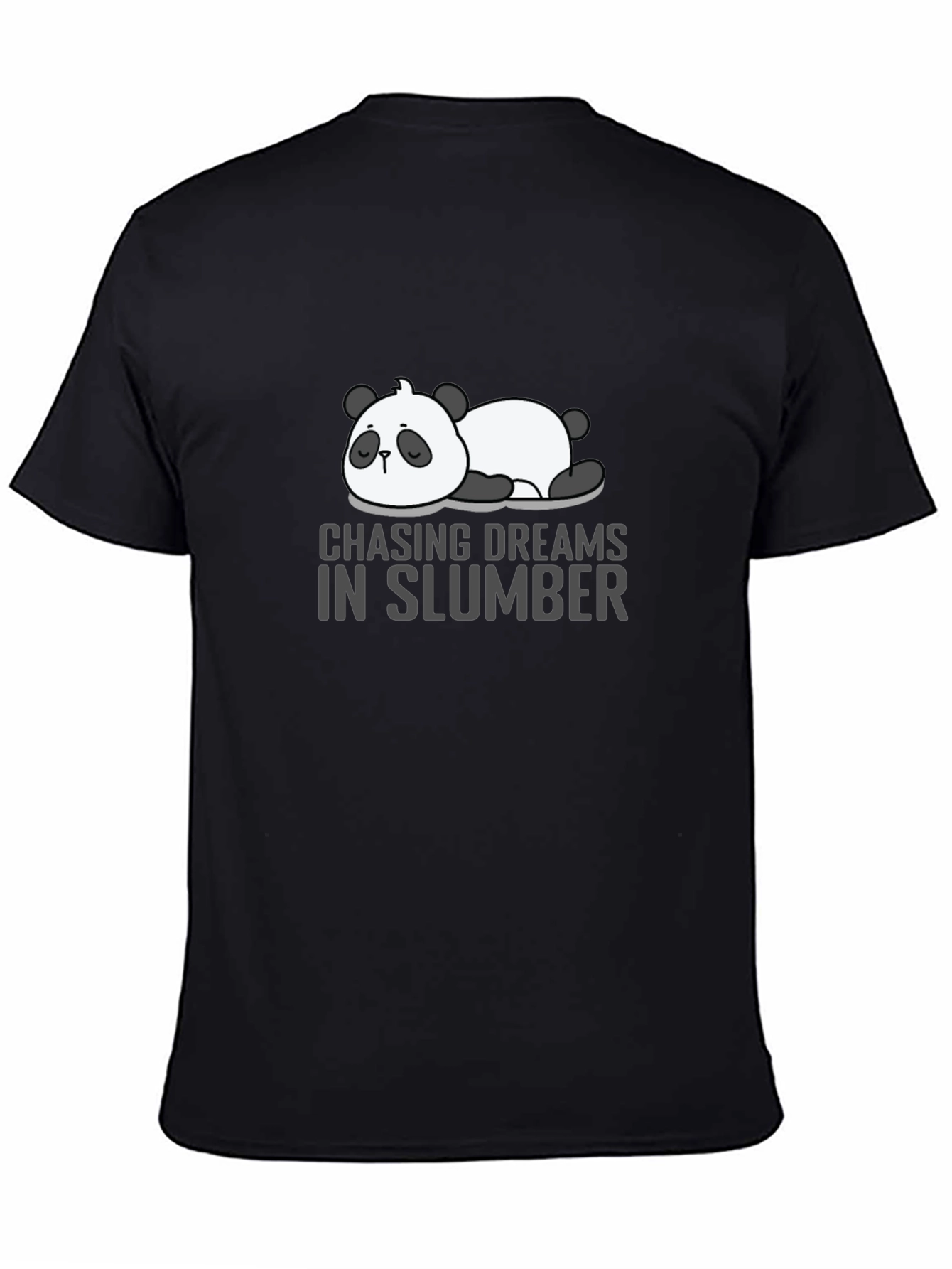 Chasing Dreams Panda T-Shirt - Comfortable Sleepwear