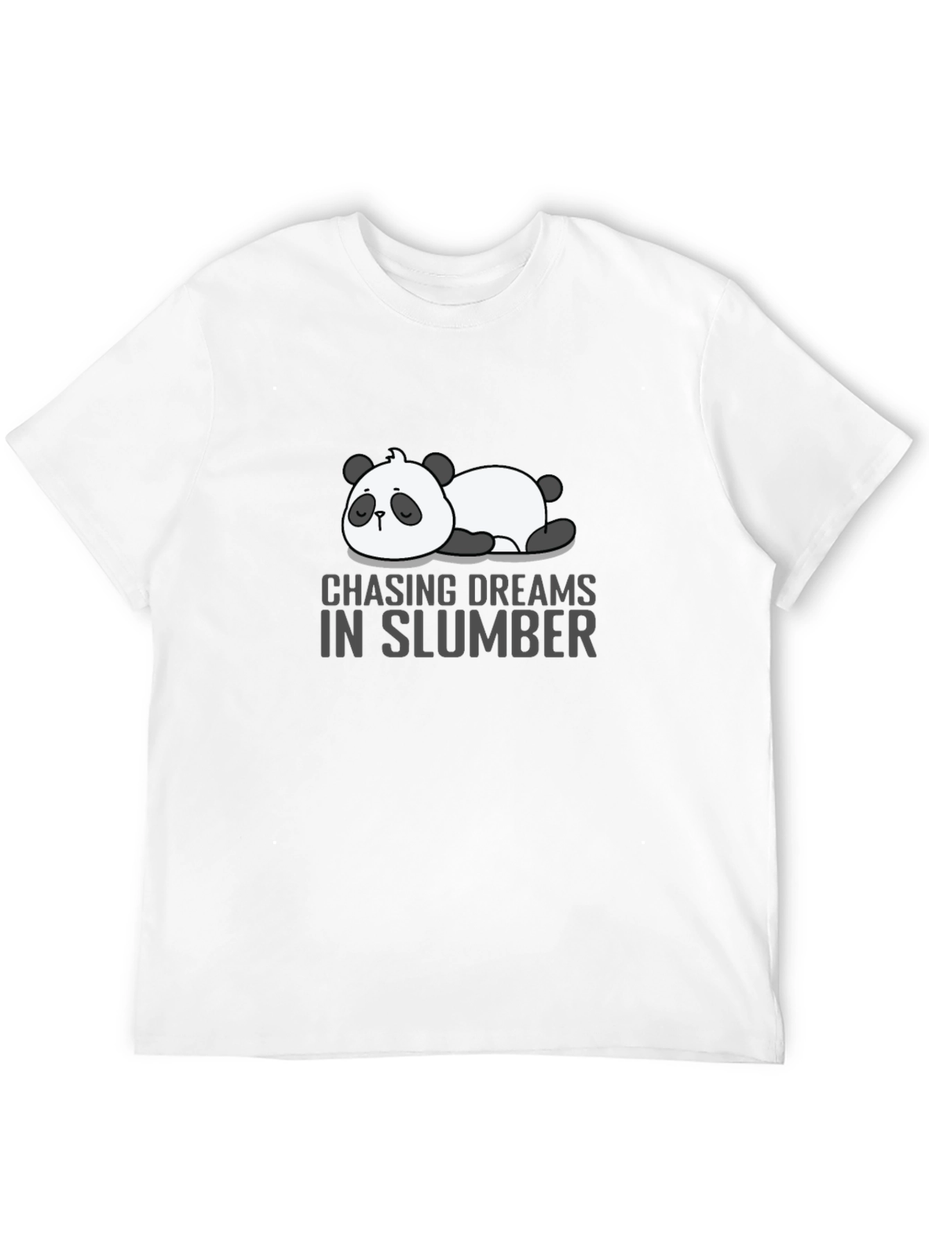 Chasing Dreams Panda T-Shirt - Comfortable Sleepwear