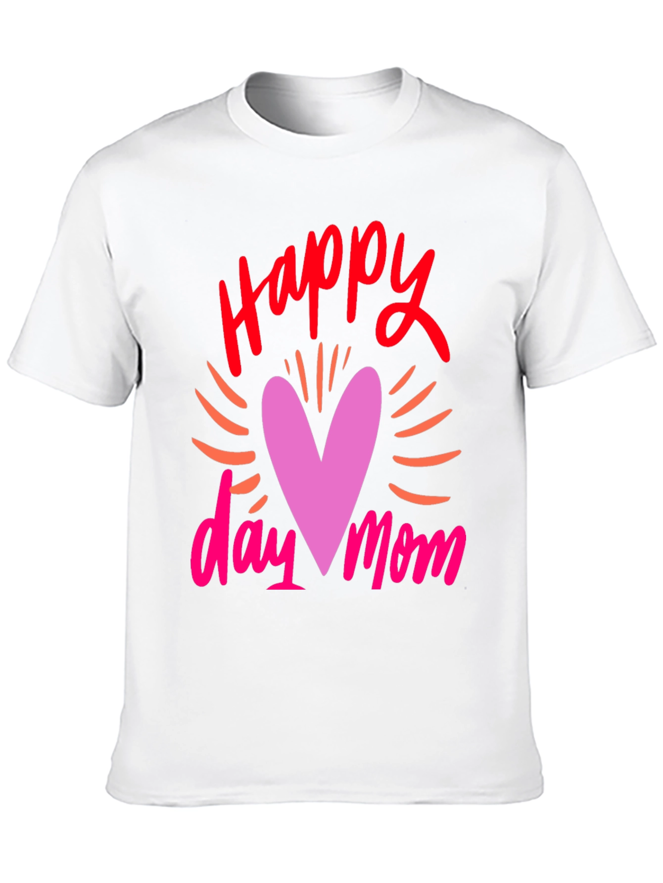 Happy Mothers Day Black Graphic Tee for Men