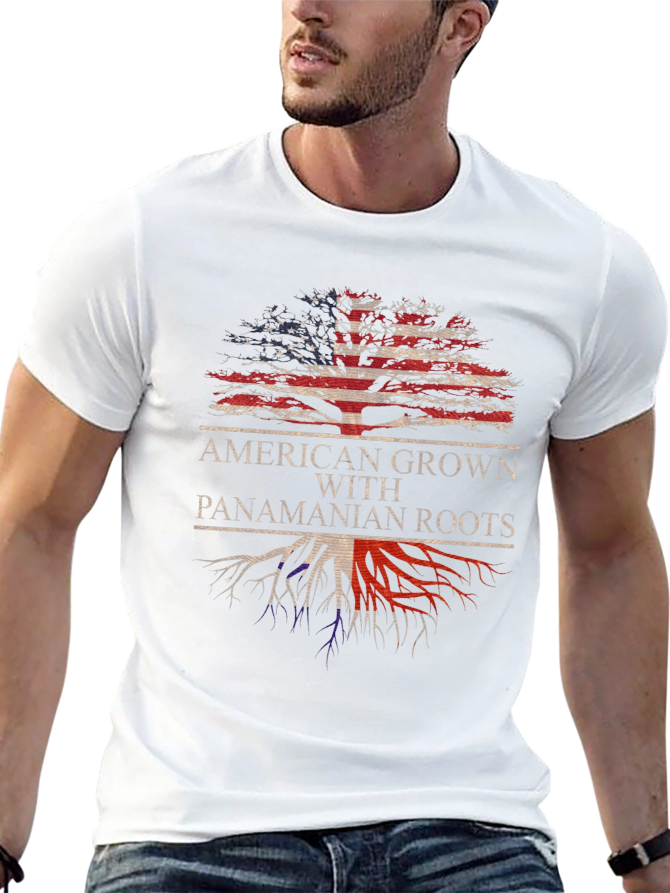 American Grown with Panamanian Roots T-Shirt