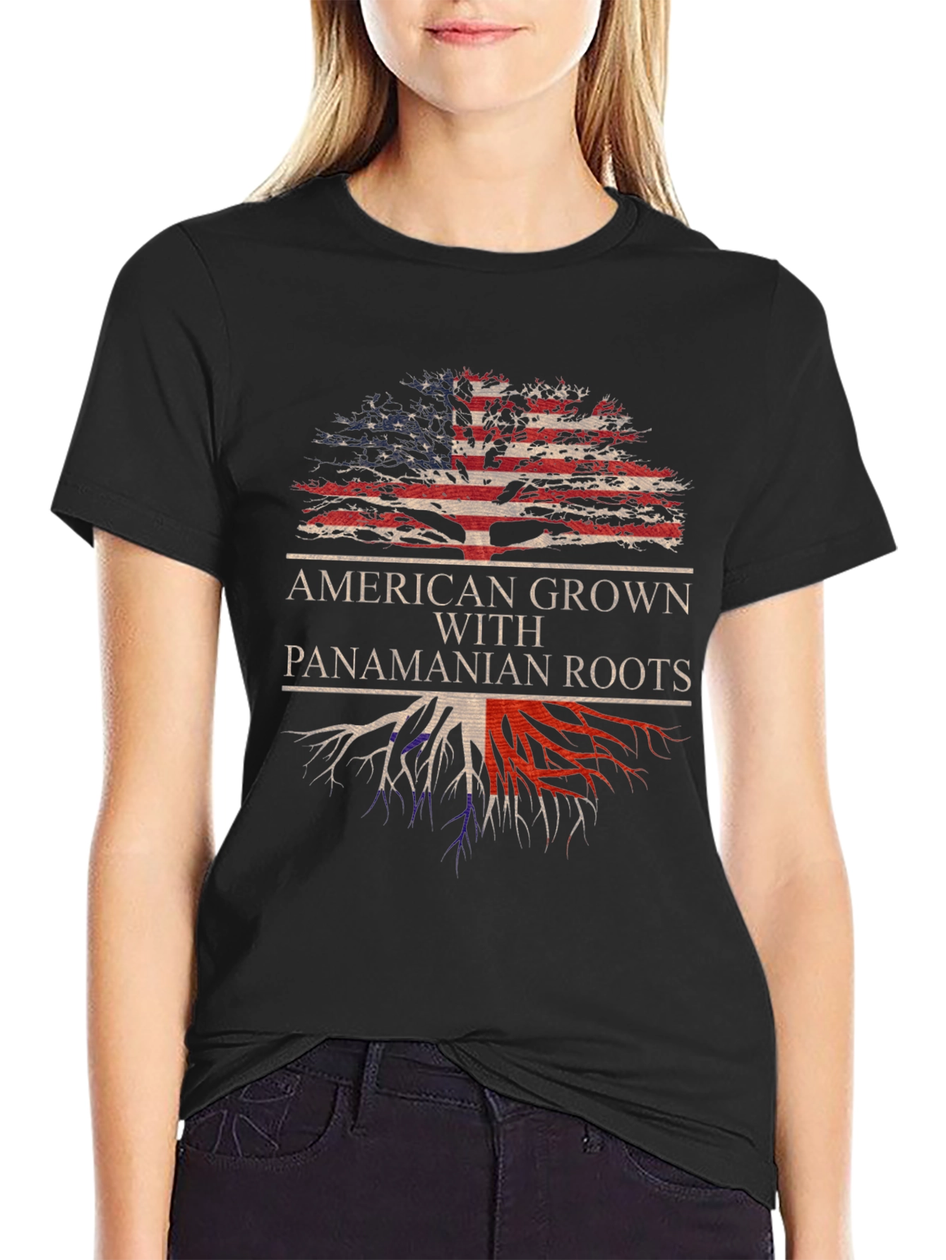 American Grown with Panamanian Roots T-Shirt