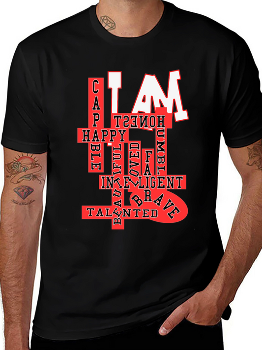 I AM T-Shirt: Confident Happy & Talented