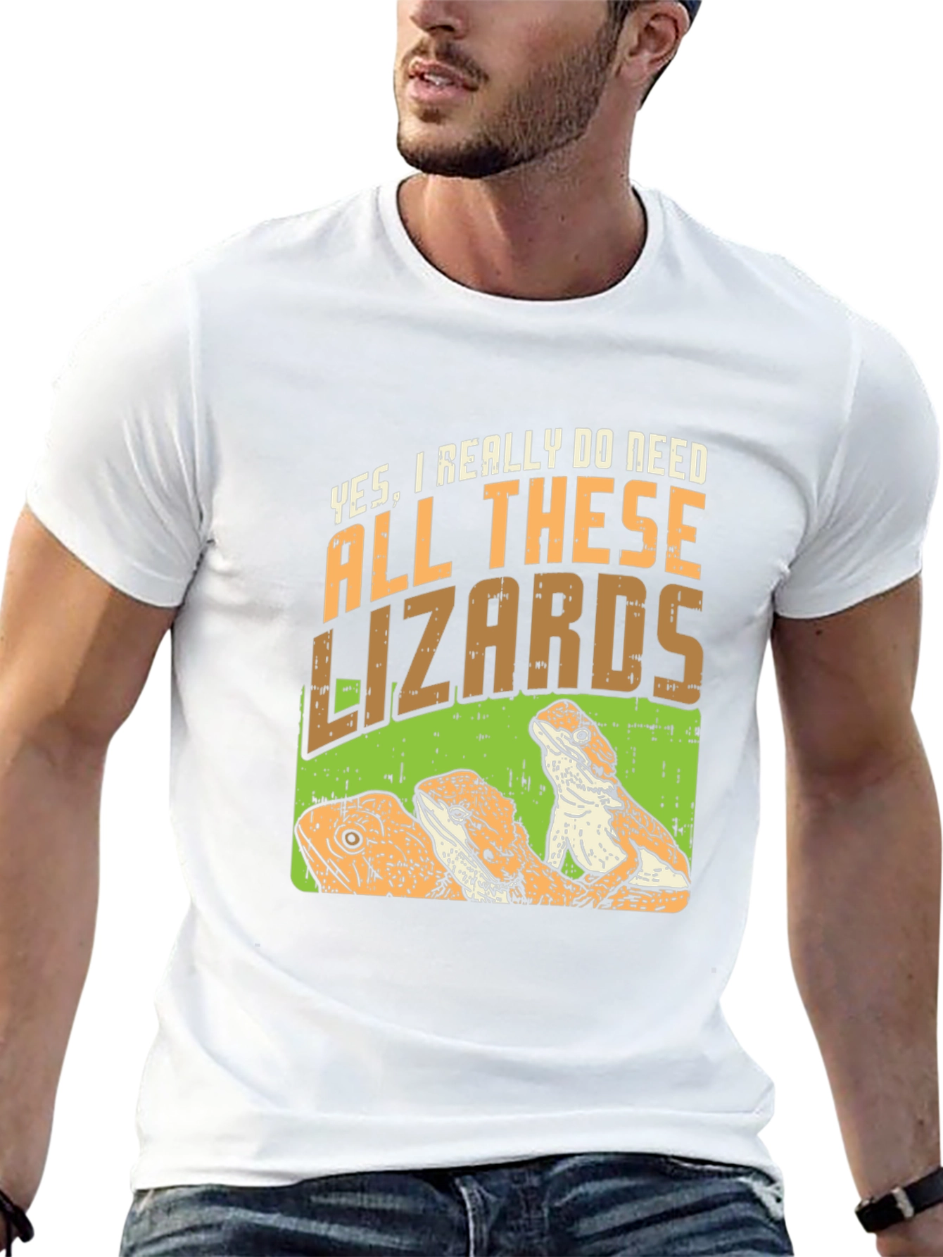 Lizard Lover T-Shirt - All These Lizards Graphic Tee