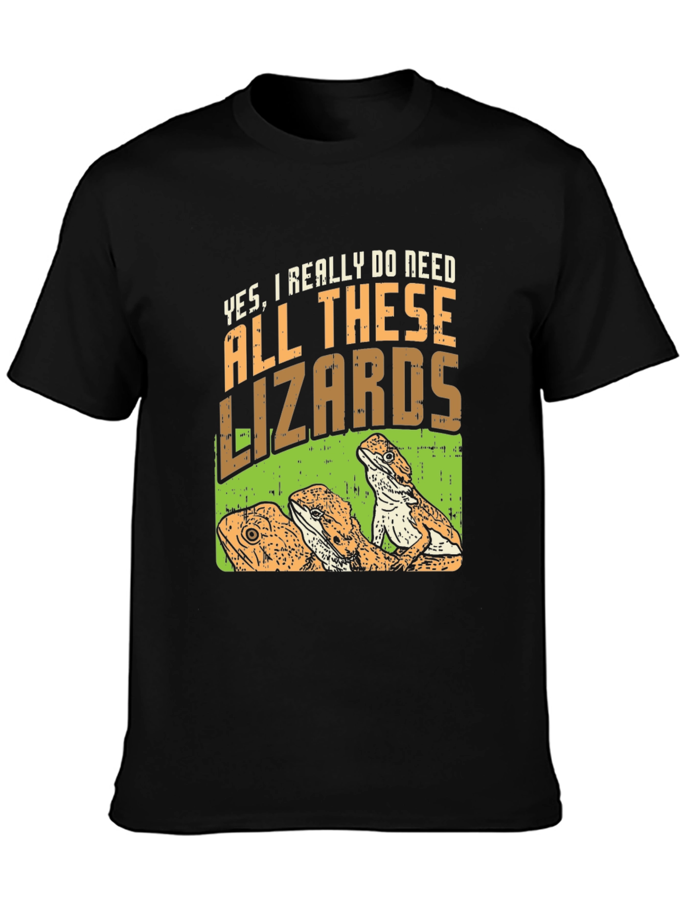 Lizard Lover T-Shirt - All These Lizards Graphic Tee