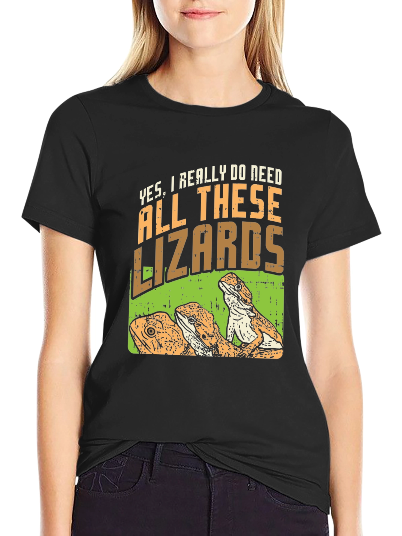 Lizard Lover T-Shirt - All These Lizards Graphic Tee