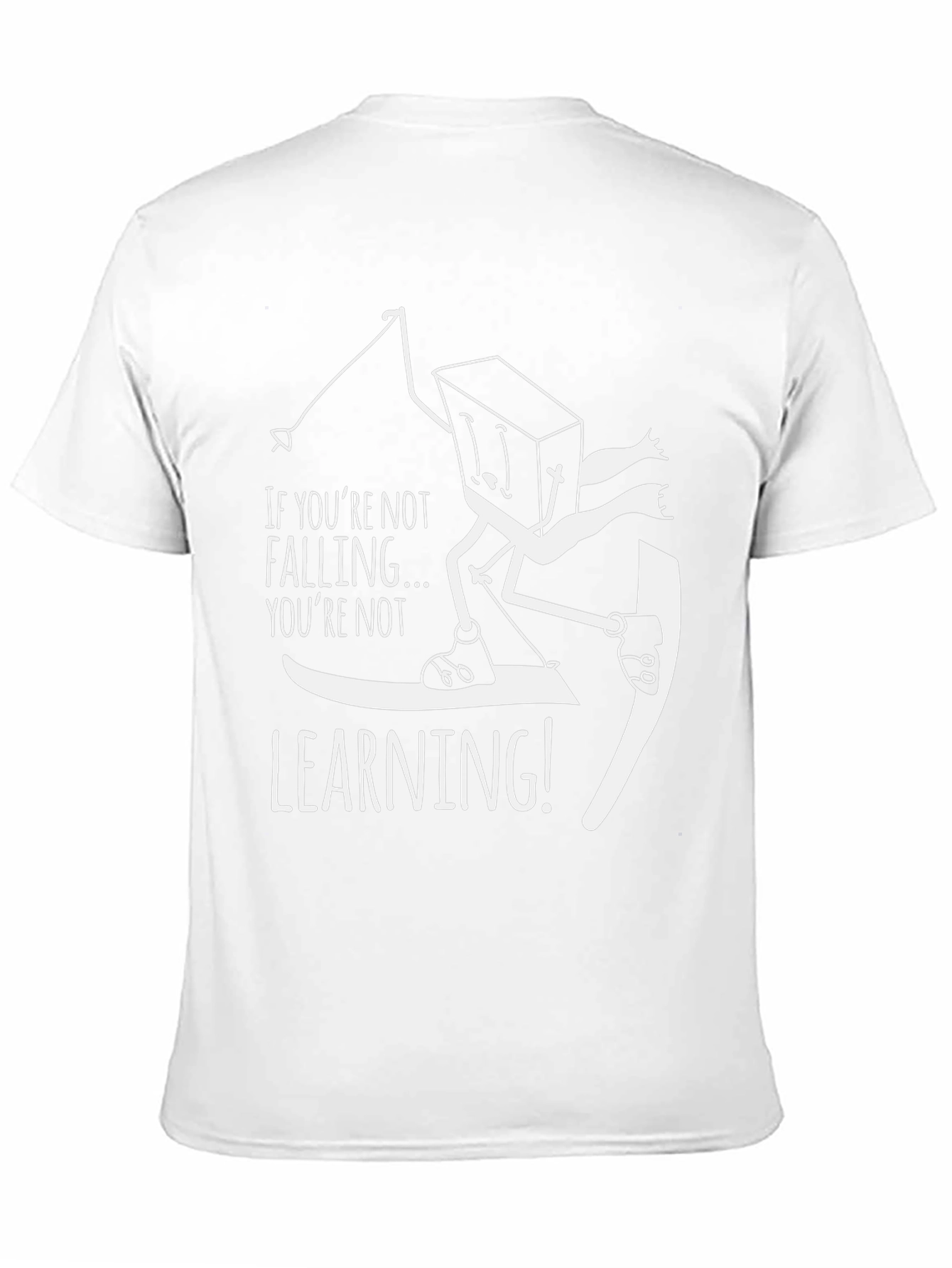 Funny Skiing T-Shirt - Falling is Learning!
