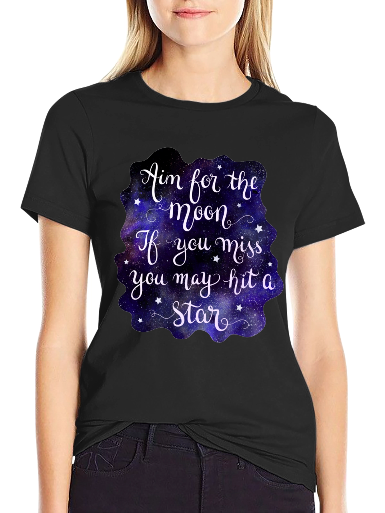 Aim for the Moon Graphic T-Shirt