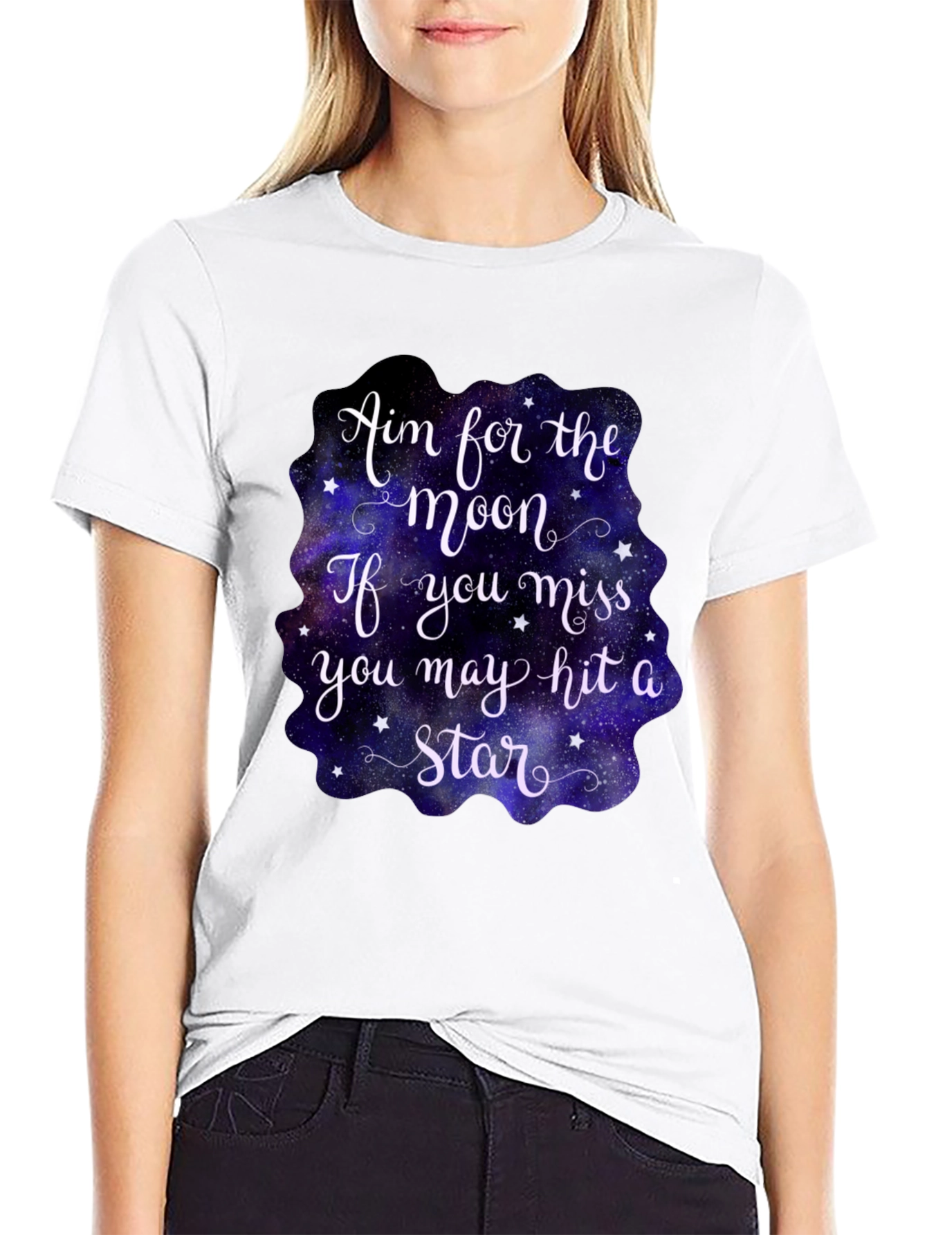 Aim for the Moon Graphic T-Shirt