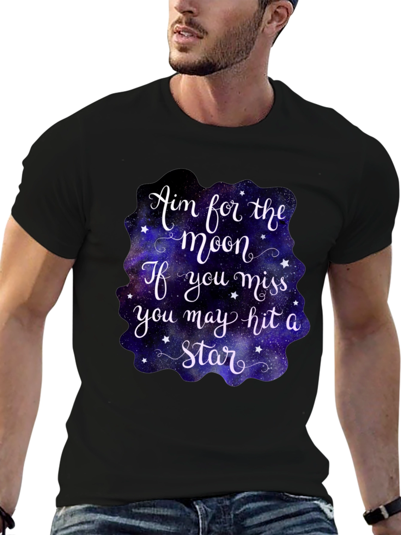 Aim for the Moon Graphic T-Shirt