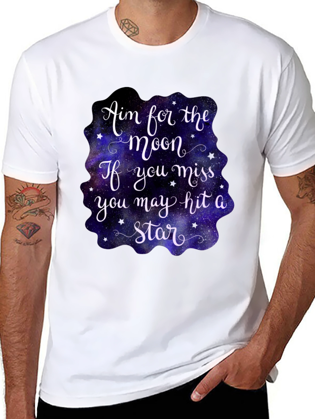 Aim for the Moon Graphic T-Shirt
