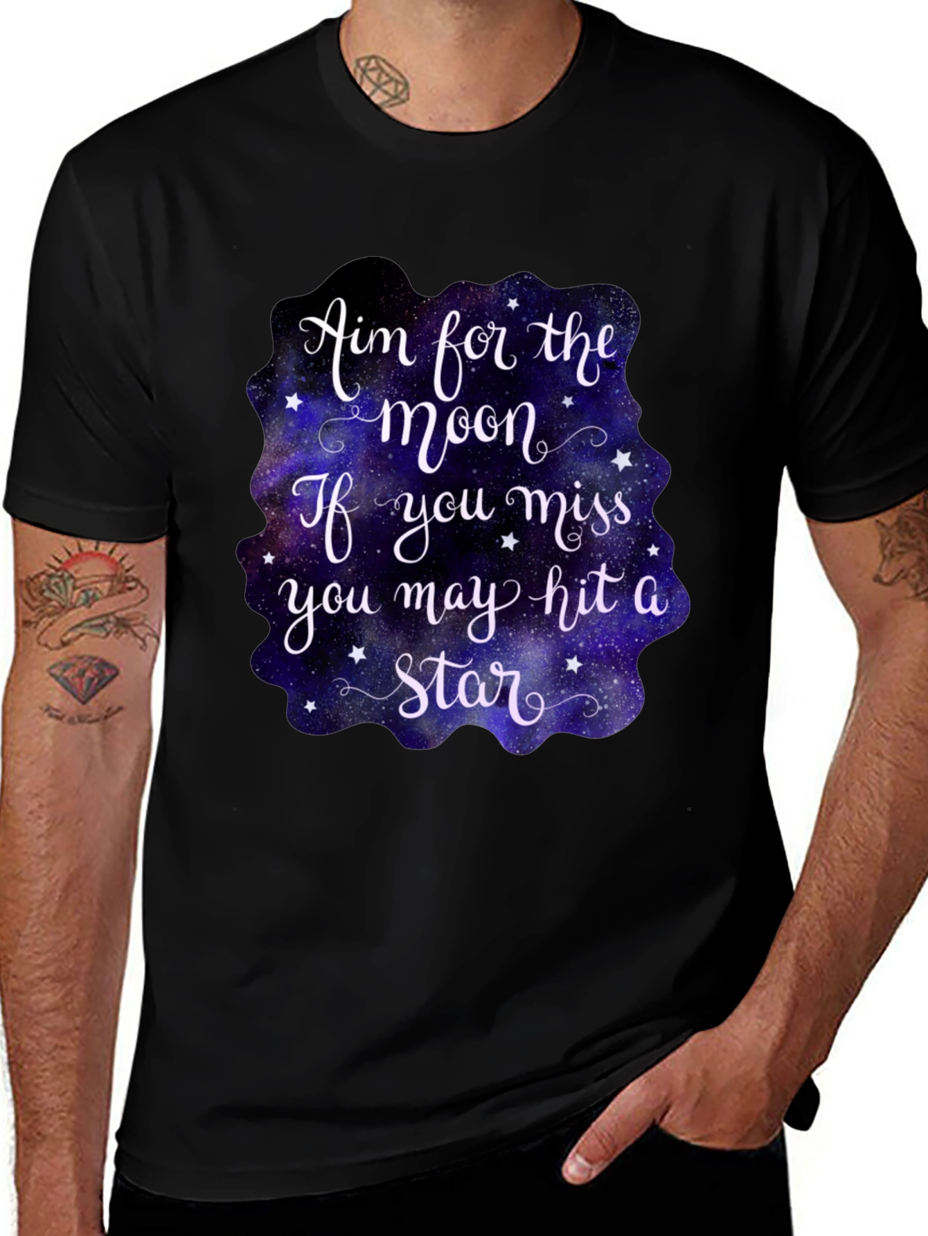 Aim for the Moon Graphic T-Shirt