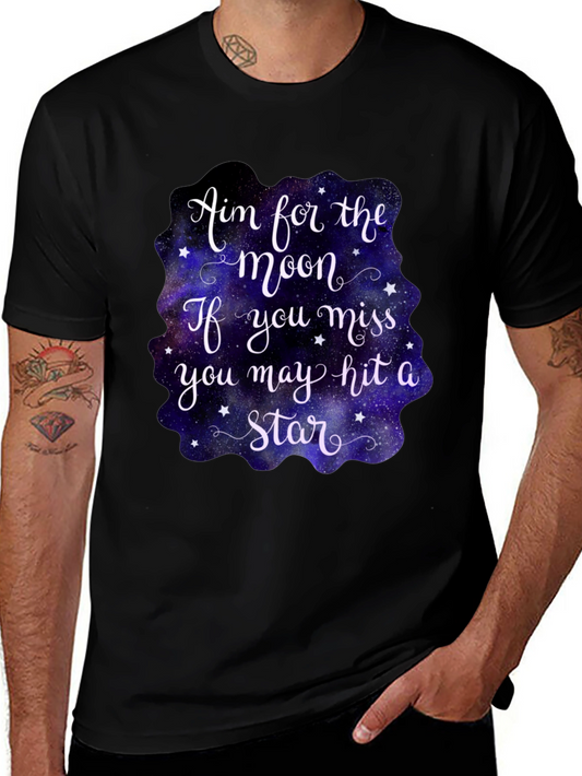 Aim for the Moon Graphic T-Shirt
