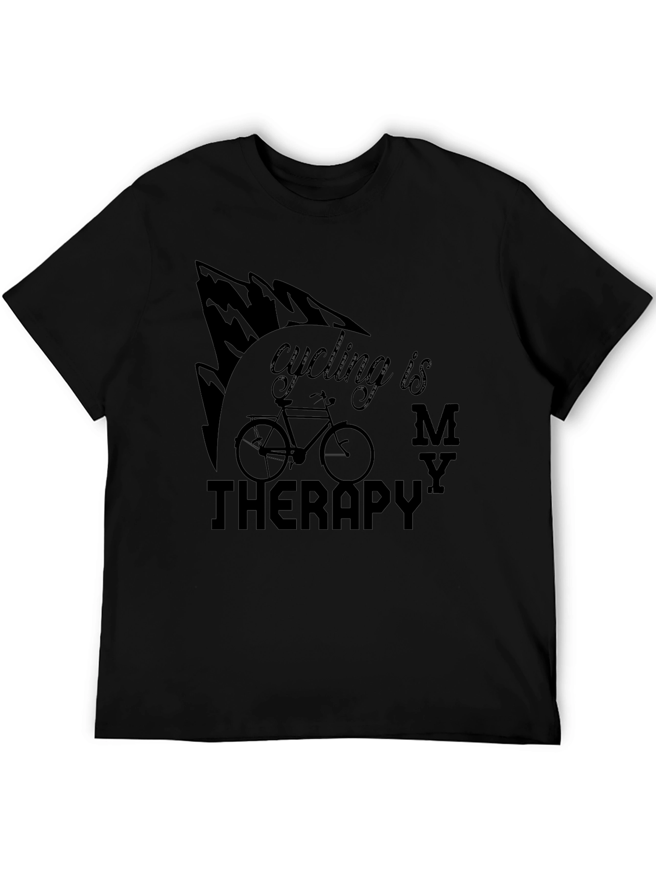 Cycling Is My Therapy T-Shirt