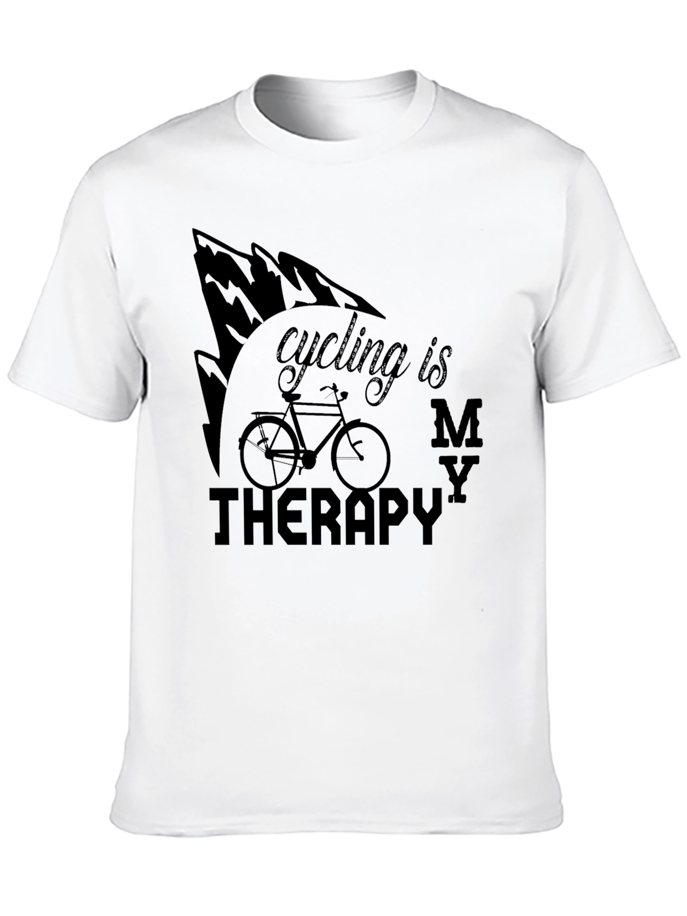 Cycling Is My Therapy T-Shirt