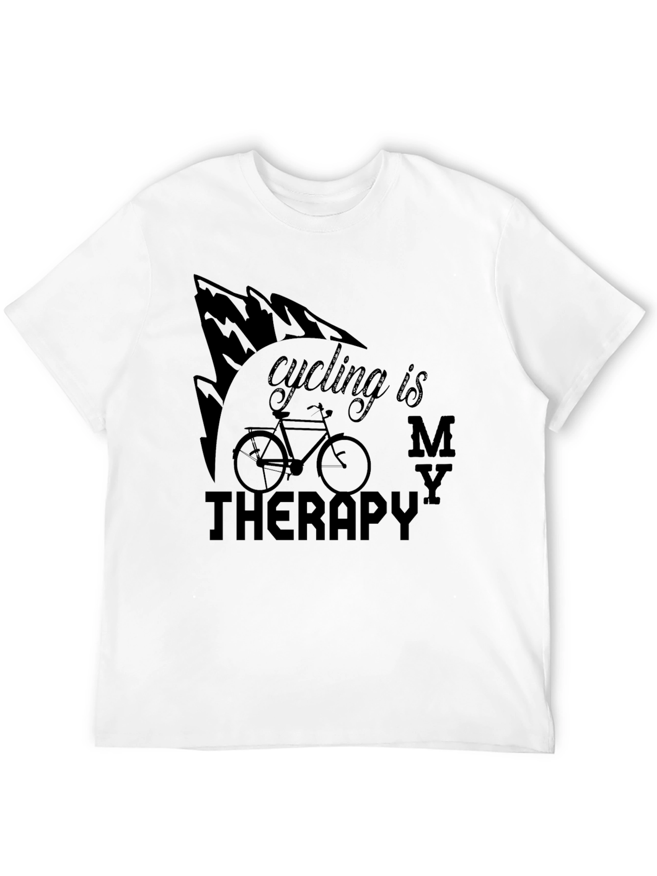Cycling Is My Therapy T-Shirt