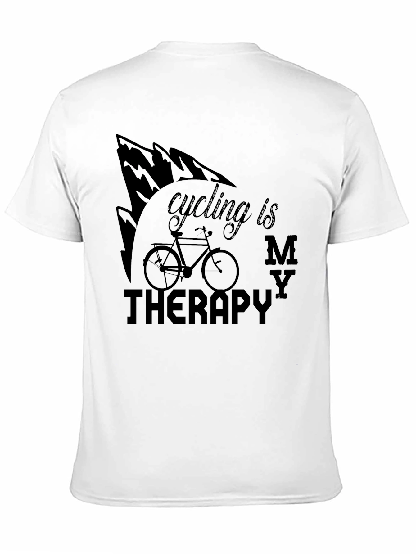 Cycling Is My Therapy T-Shirt
