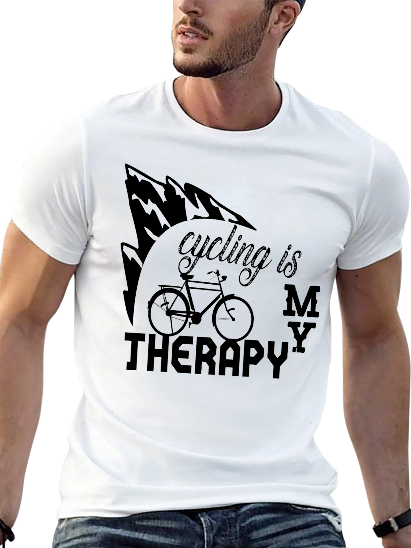Cycling Is My Therapy T-Shirt