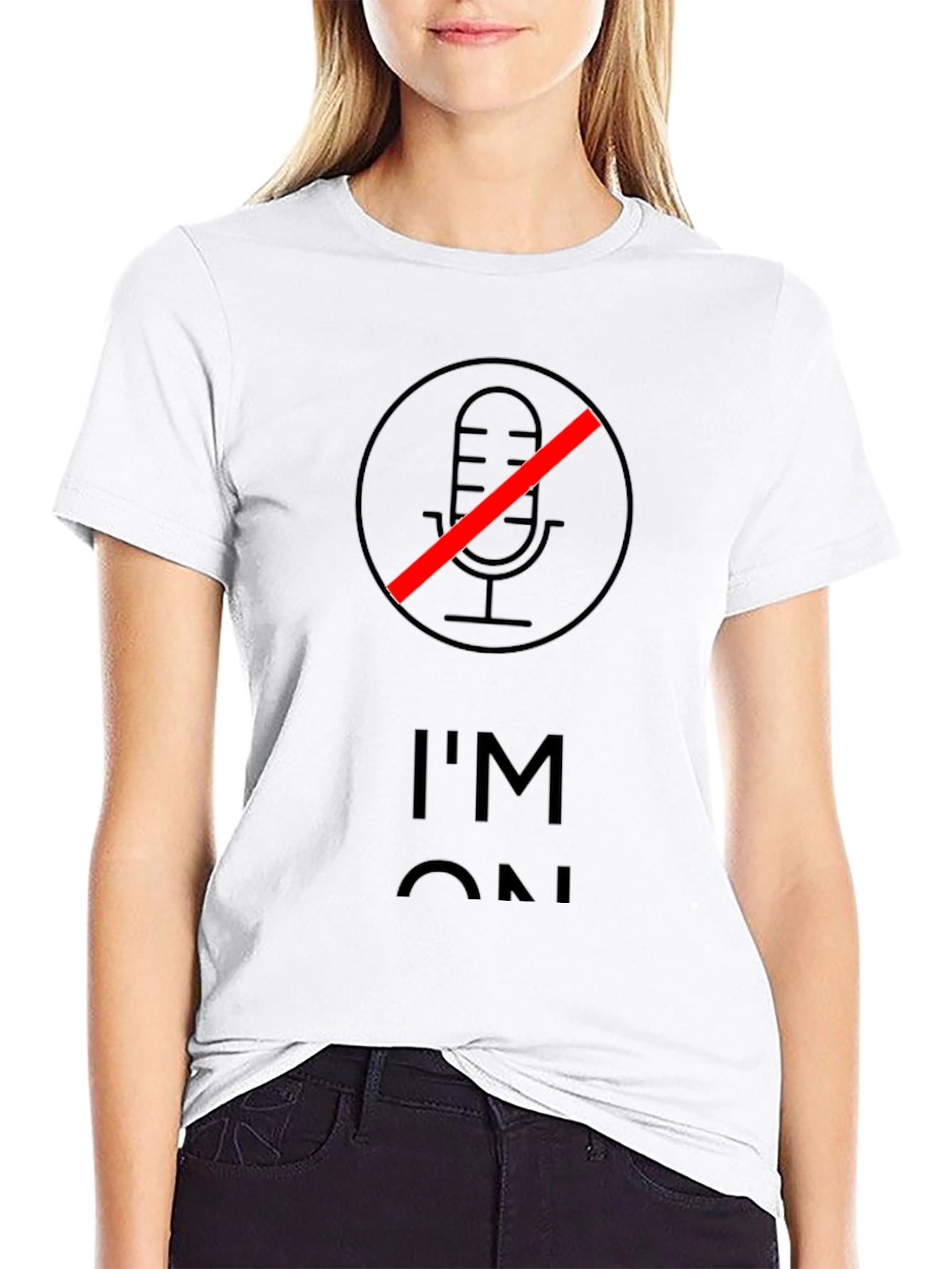 Im On Mute Black T-Shirt